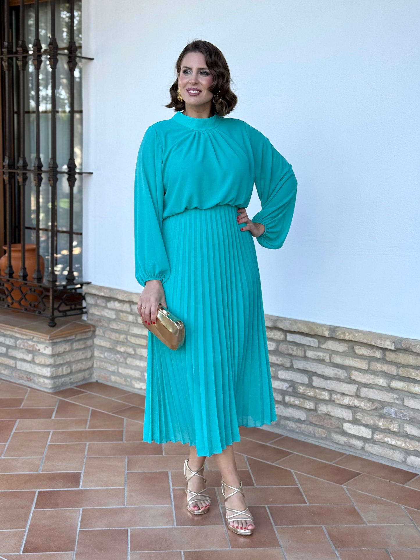 Vestido Julieta Turquesa