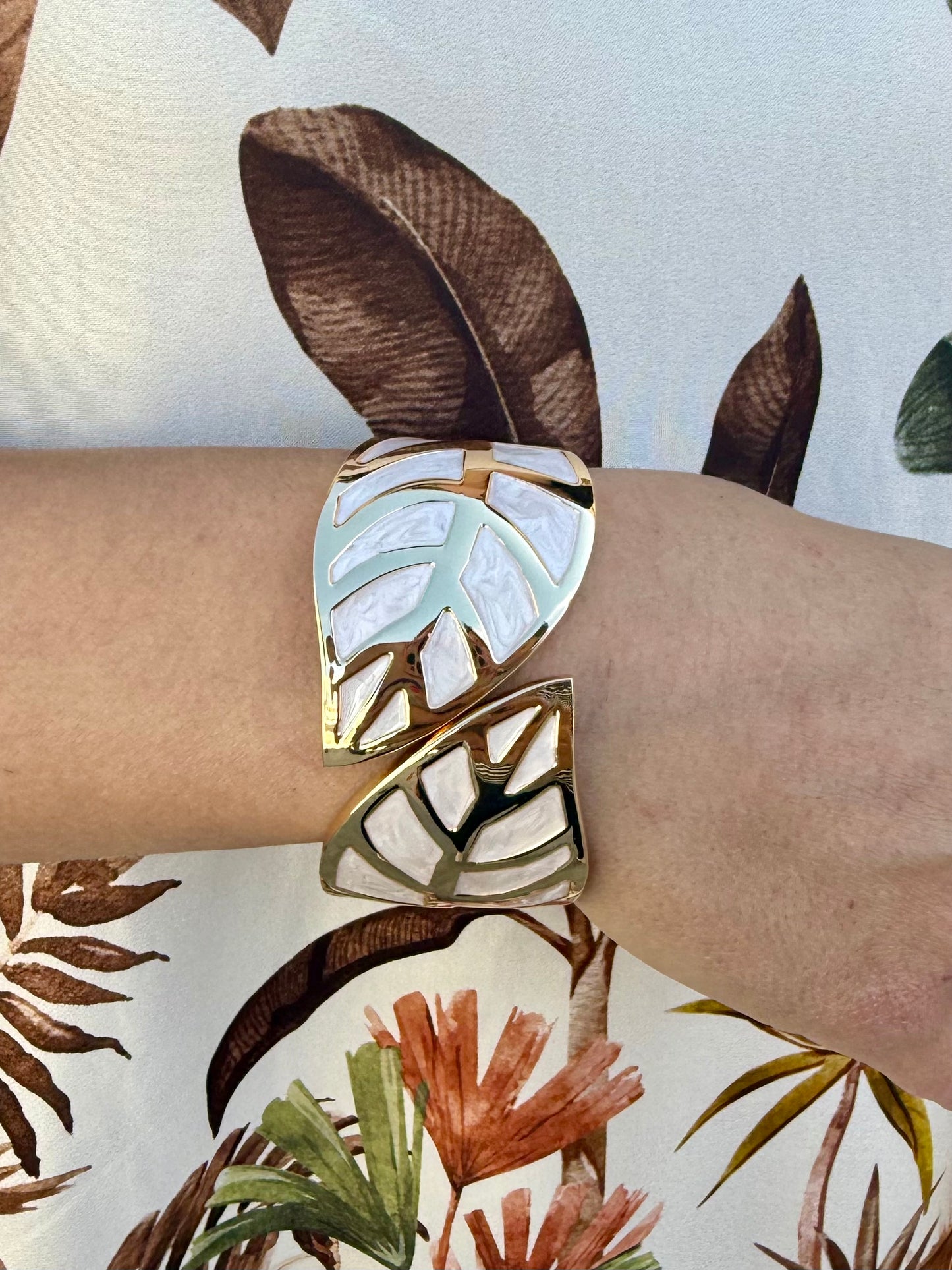 Pulsera Hoja Nácar