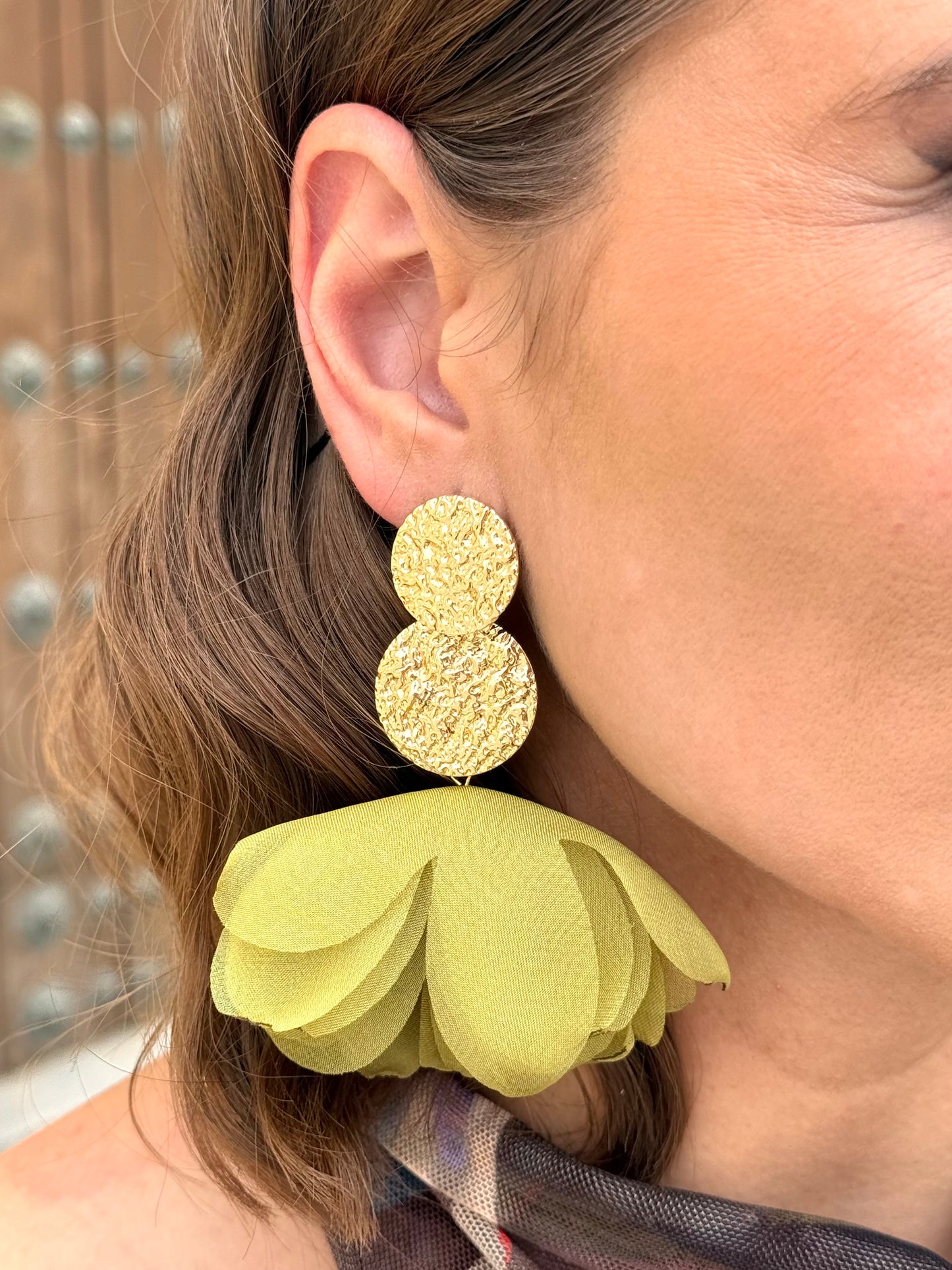Pendientes Cris Pistacho