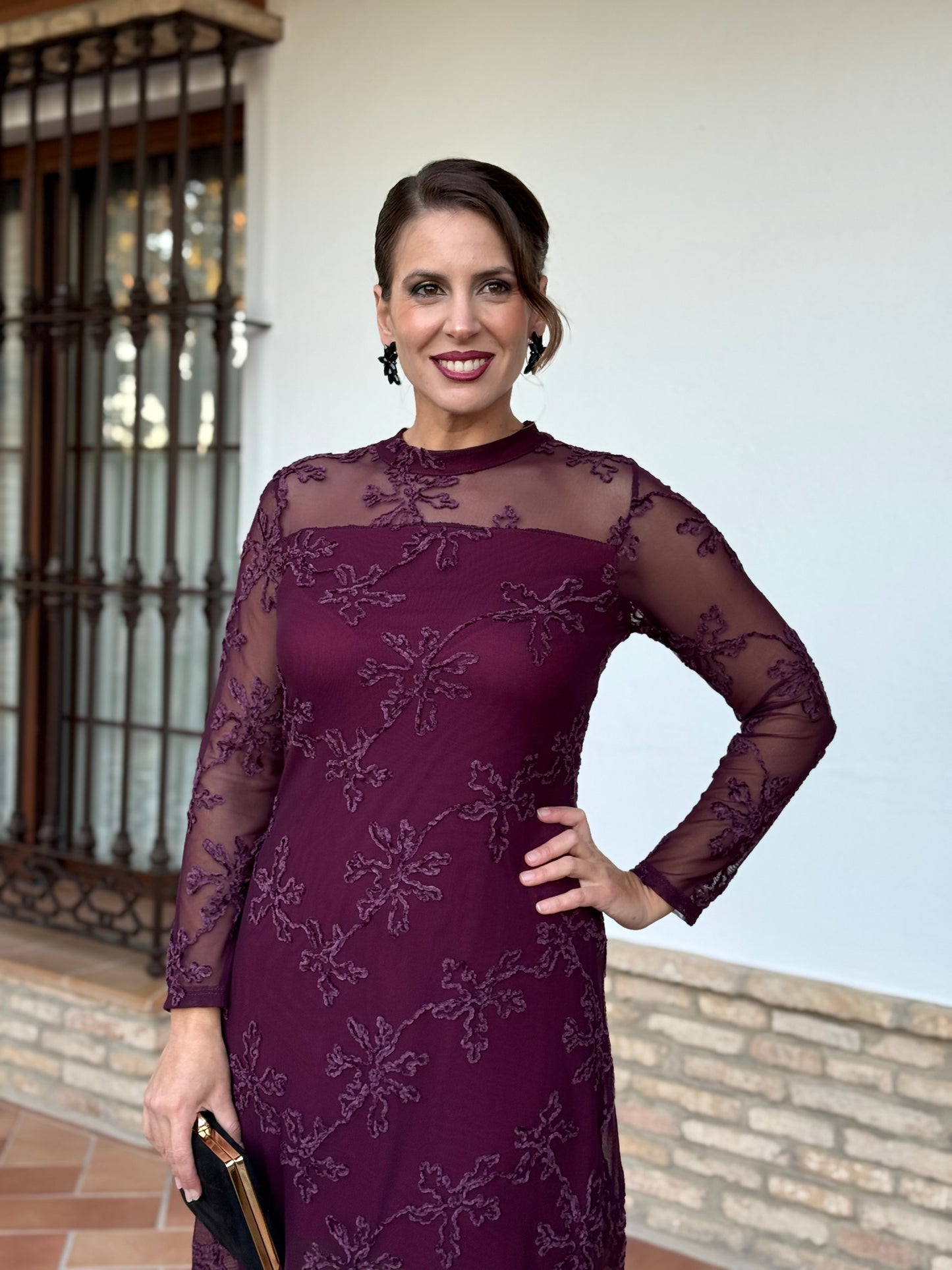 Vestido Mareva Burdeos