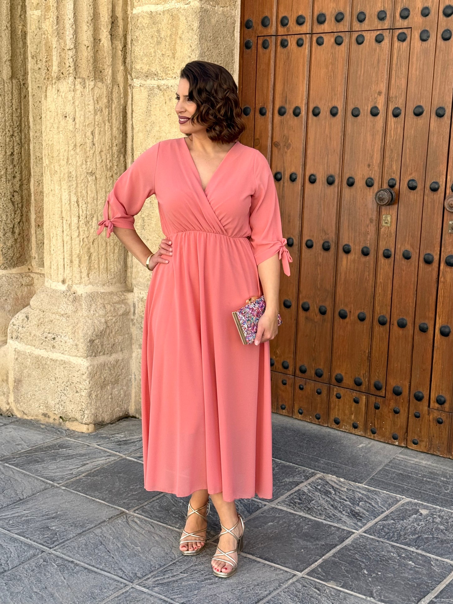 Vestido Indiana Coral