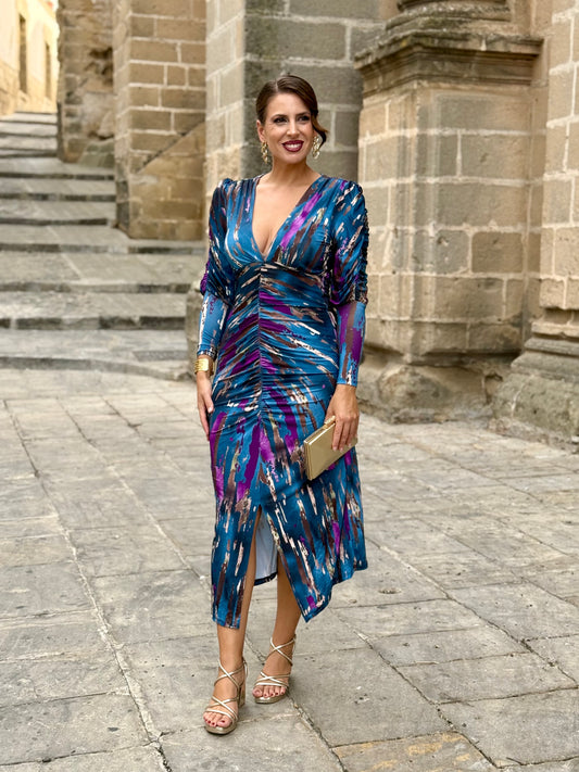 Vestido Chiara Azul