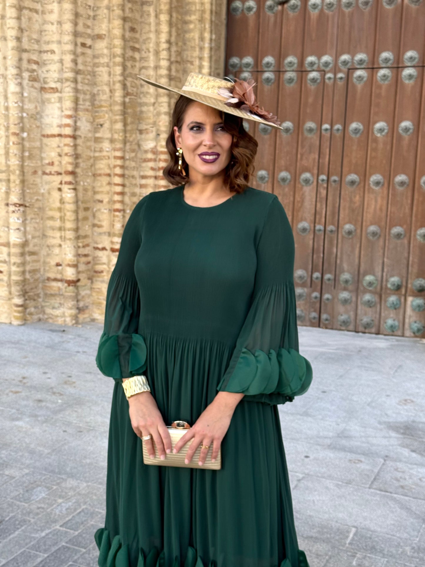 Vestido Alhambra Verde Botella