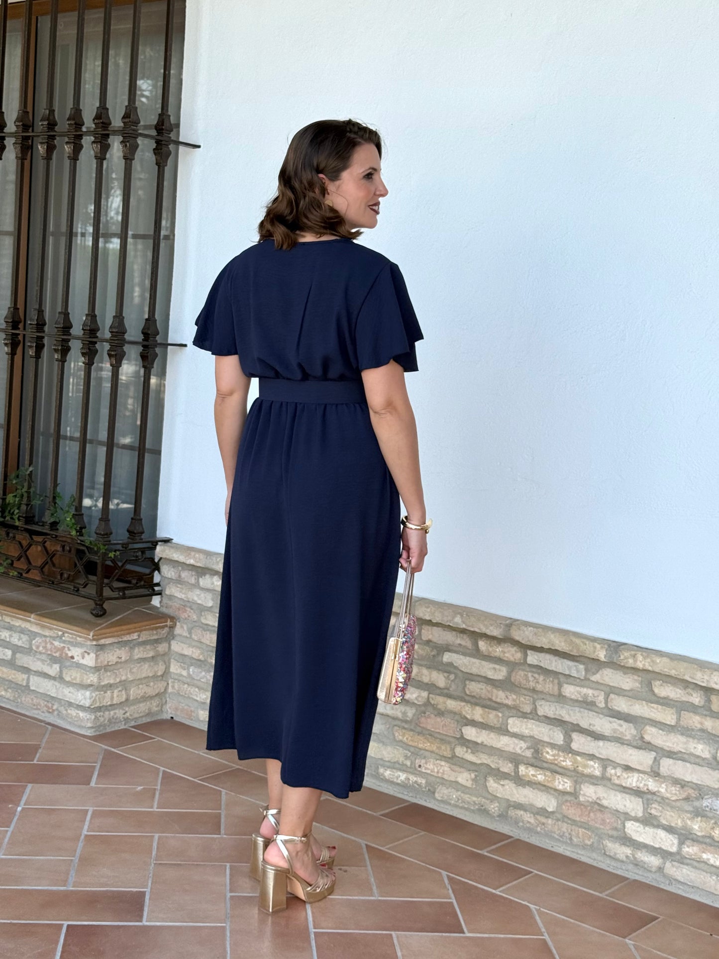 Vestido Ana Azul Marino