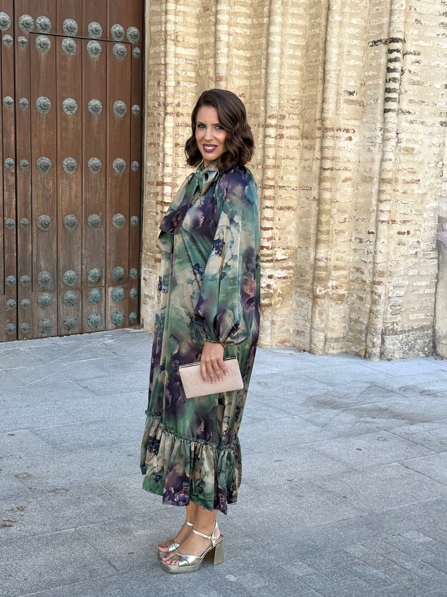 Vestido Karol Petróleo