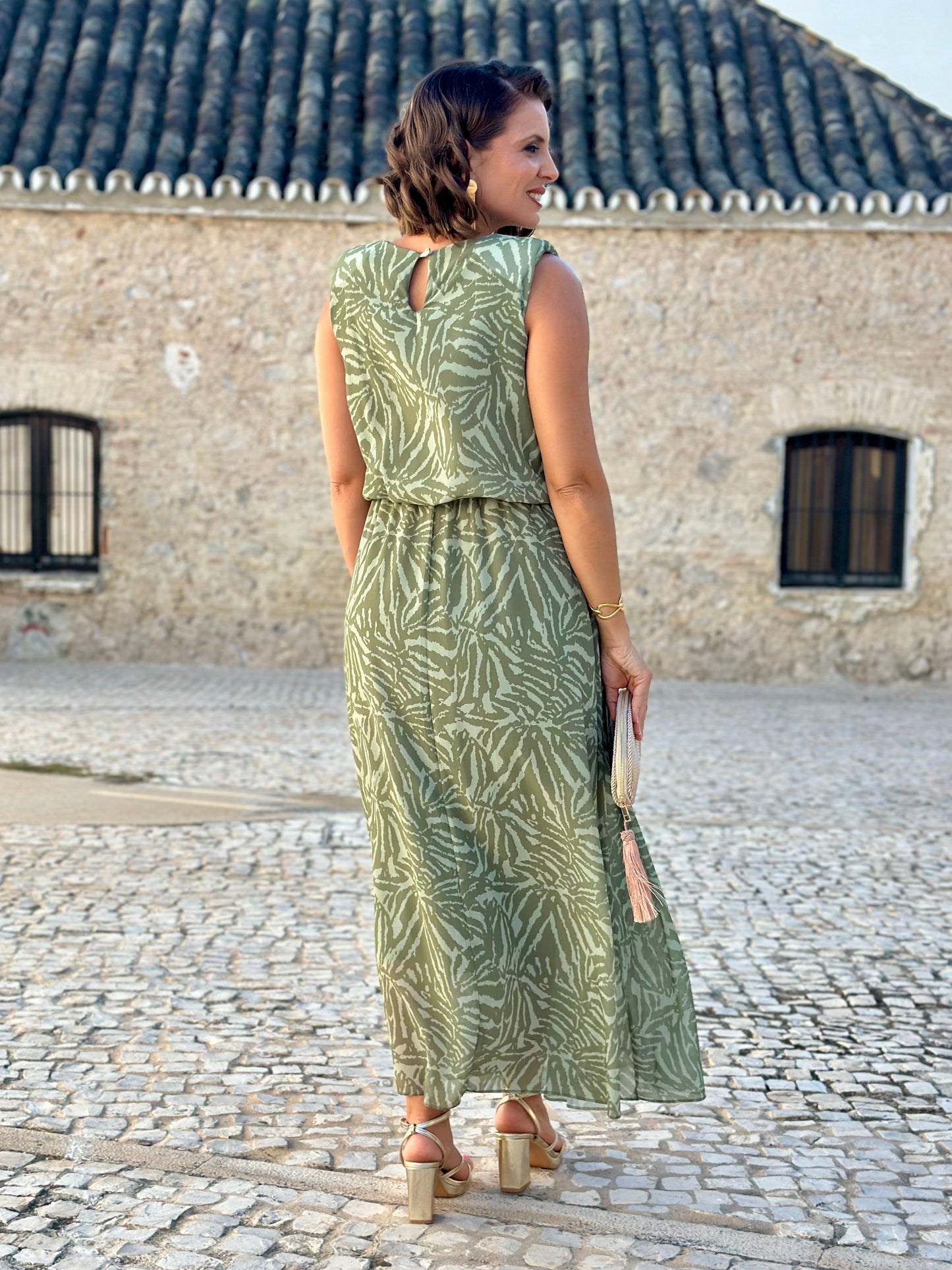 Vestido Bombay Kaki