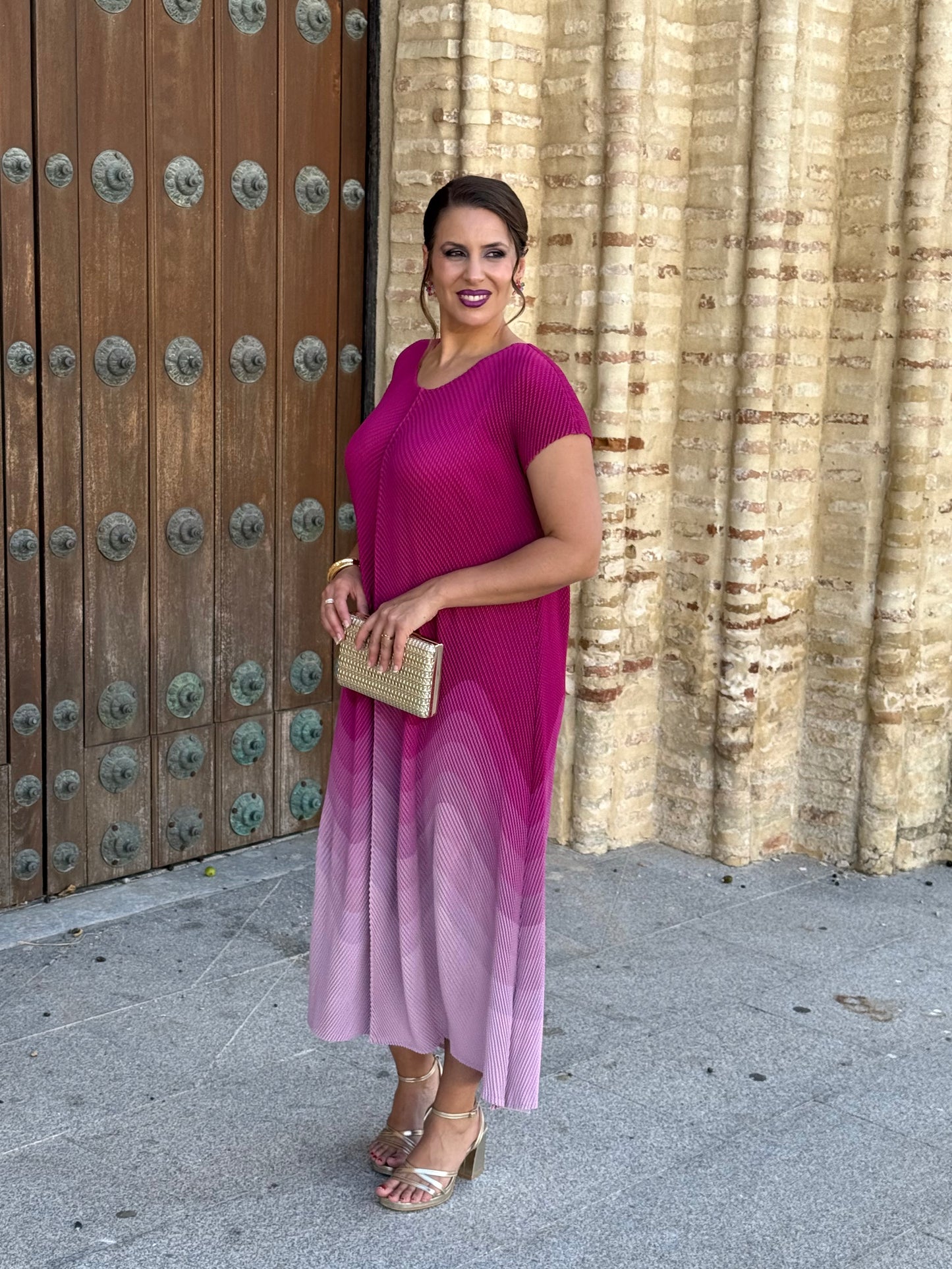 Vestido Avelline Fucsia