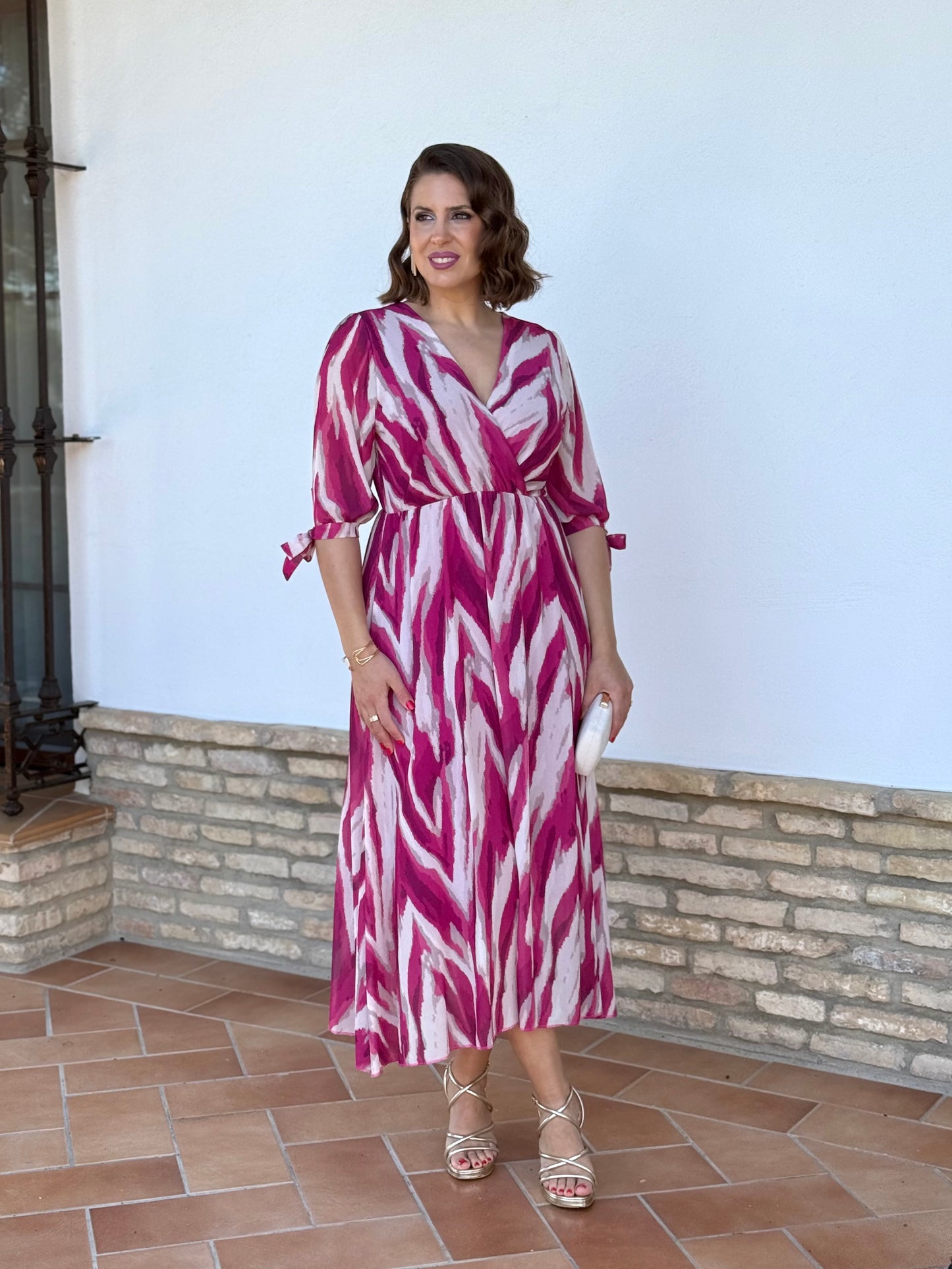 Vestido Idalia Fucsia