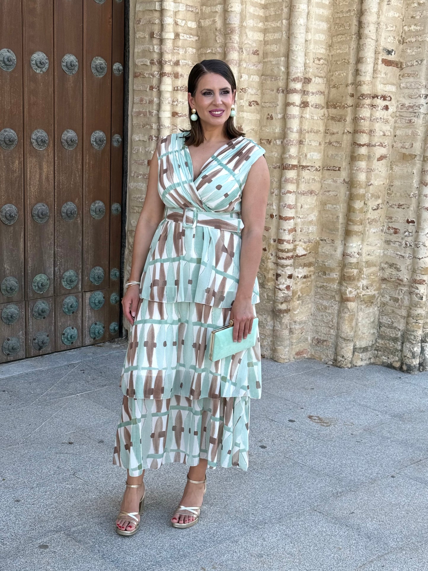 Vestido Almara Verde agua