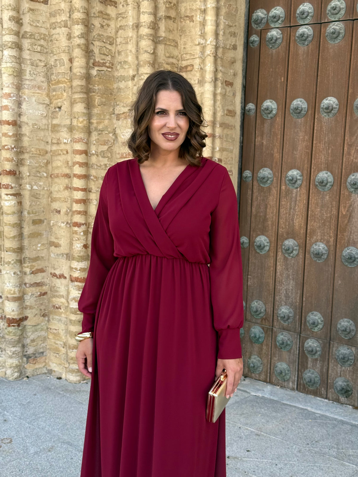 Vestido Ágata Burdeos