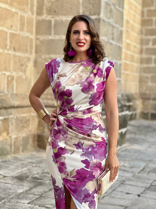 Vestido Pilar Buganvilla