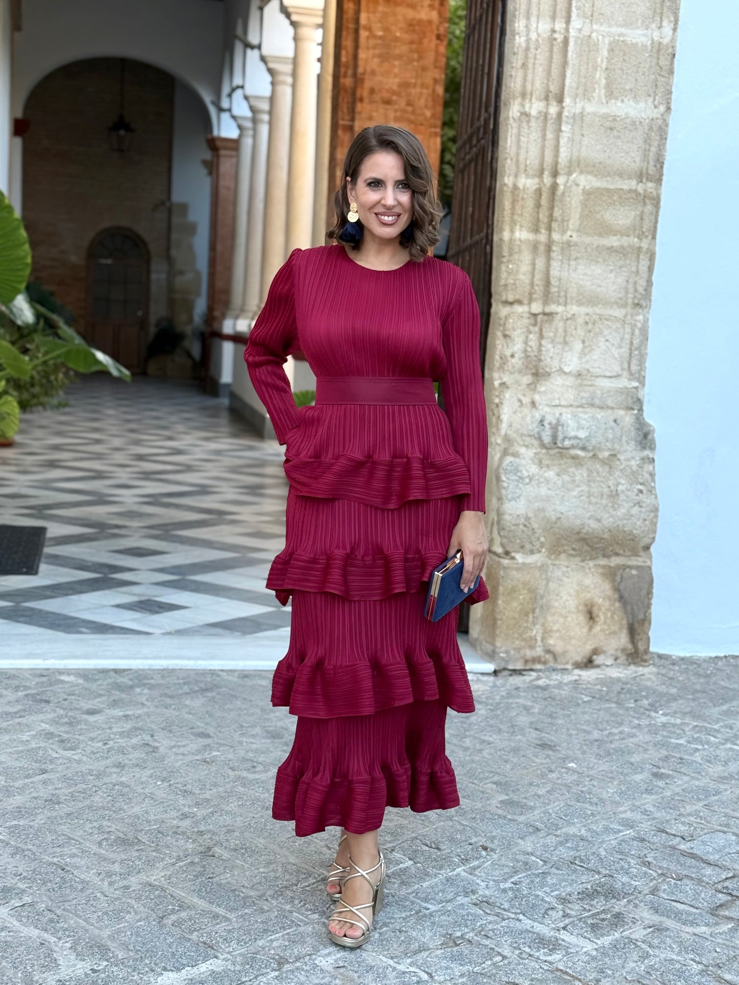 Vestido Lucrecia Vino