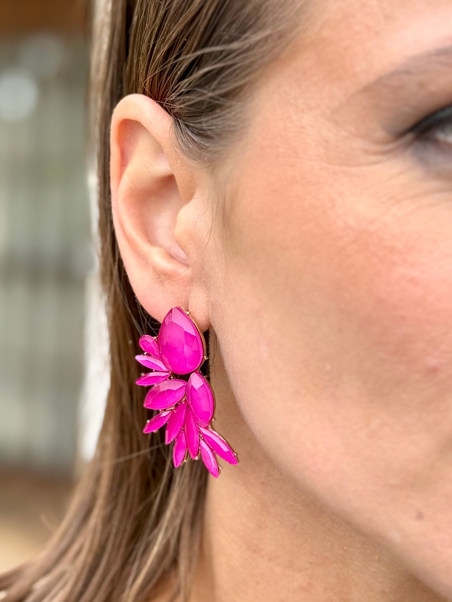 Pendientes Ona Buganvilla