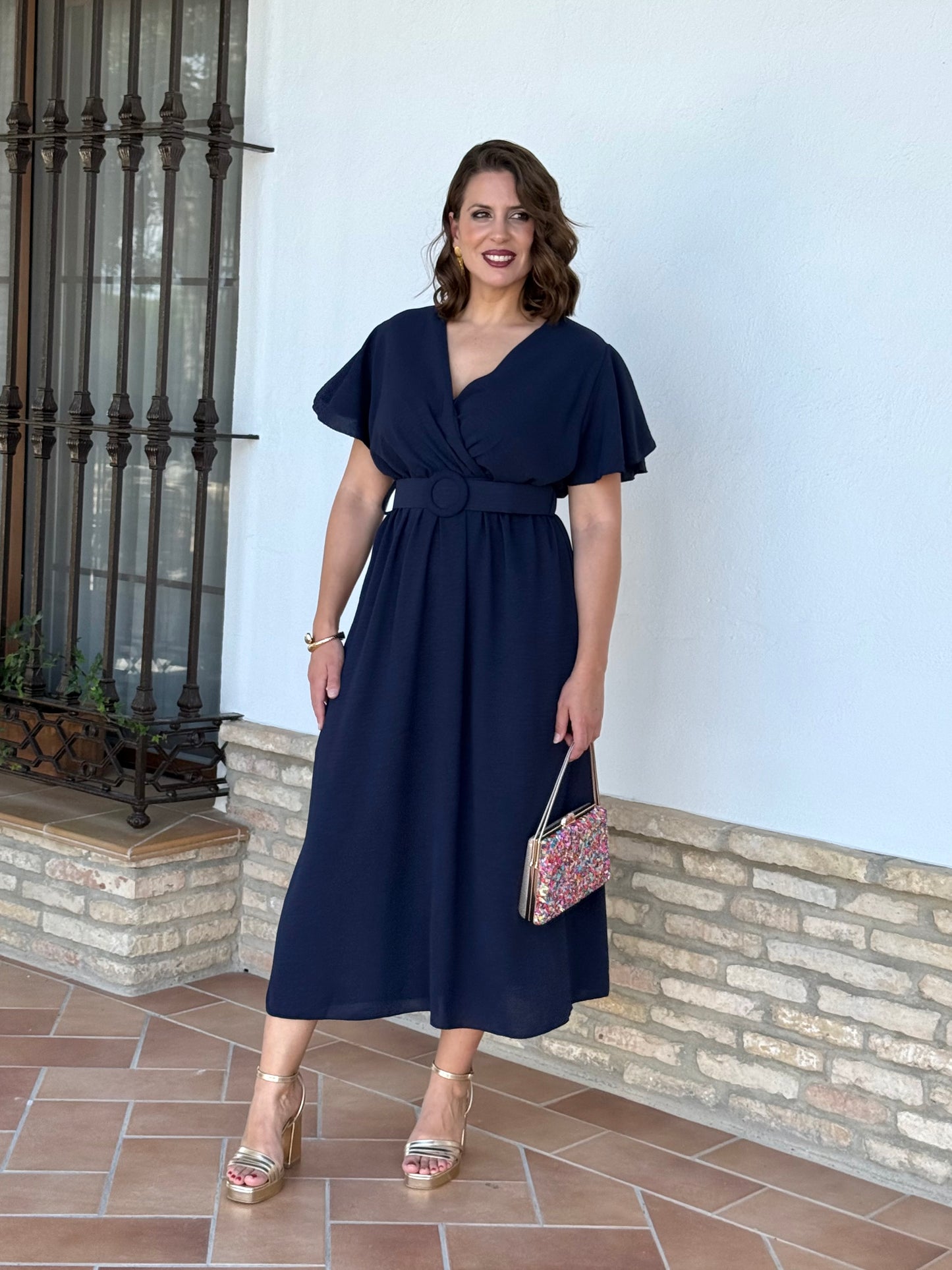 Vestido Ana Azul Marino