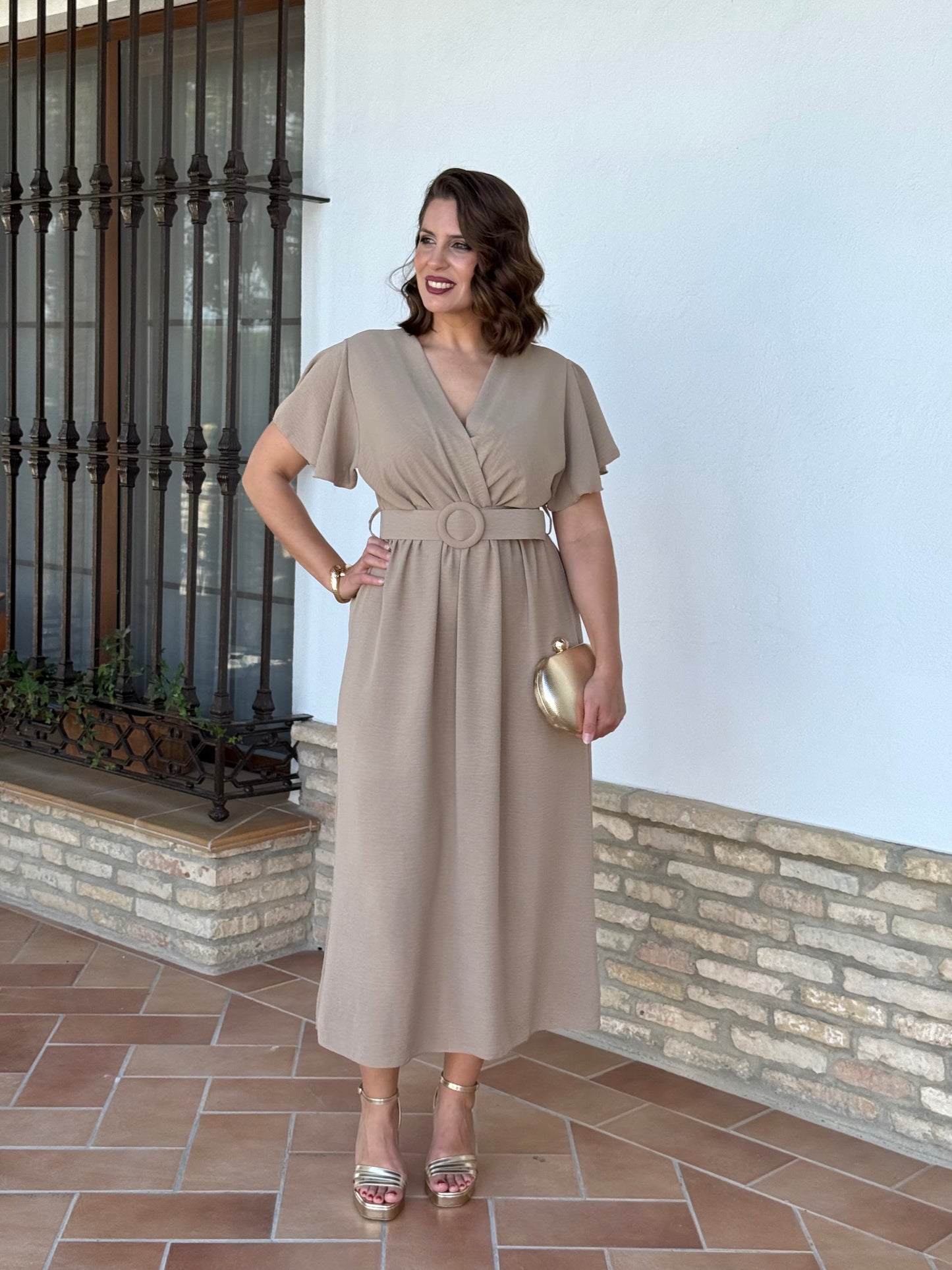 Vestido Ana Camel