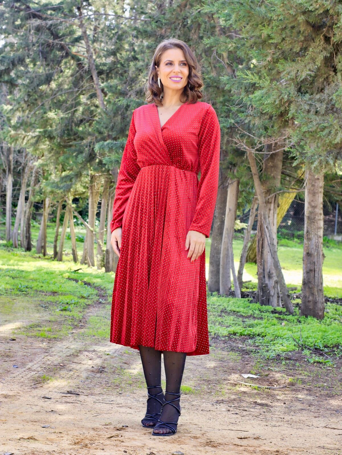 Vestido Zarzuela Rojo