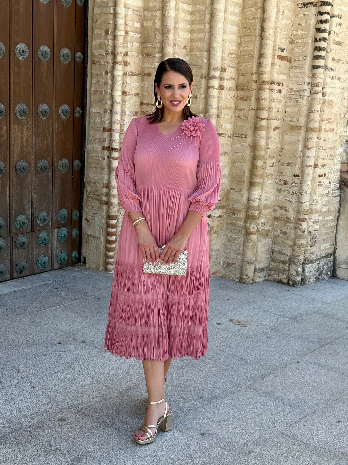 Vestido Marisol Rosa