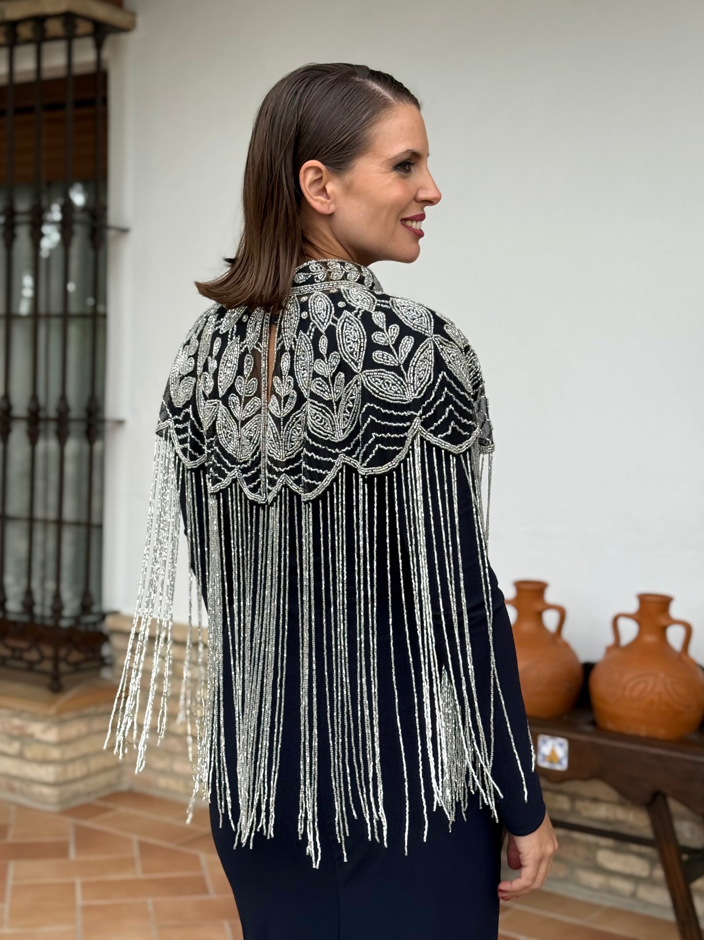 Capa de Pedrería Plata