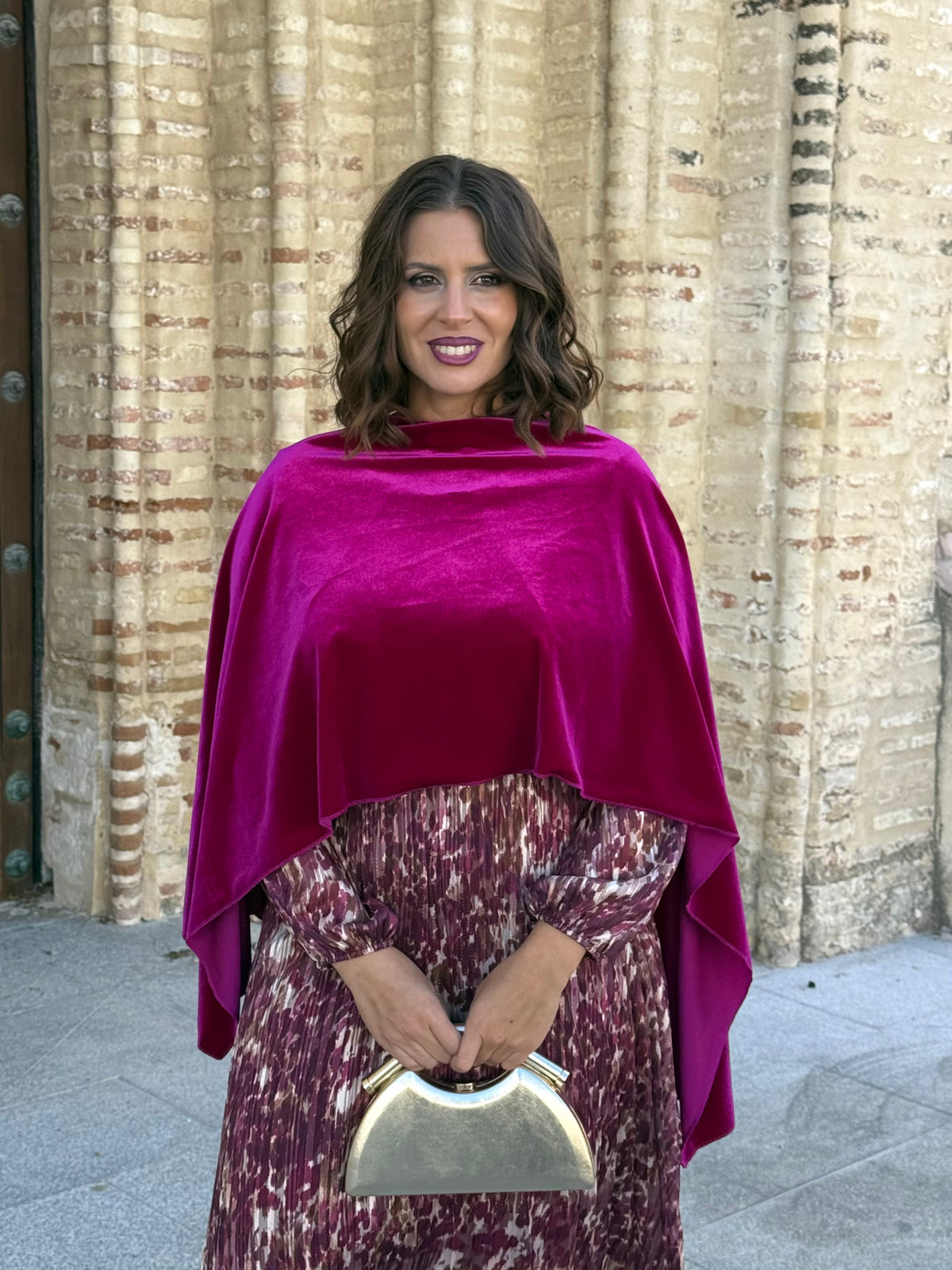 Capa de Terciopelo Buganvilla