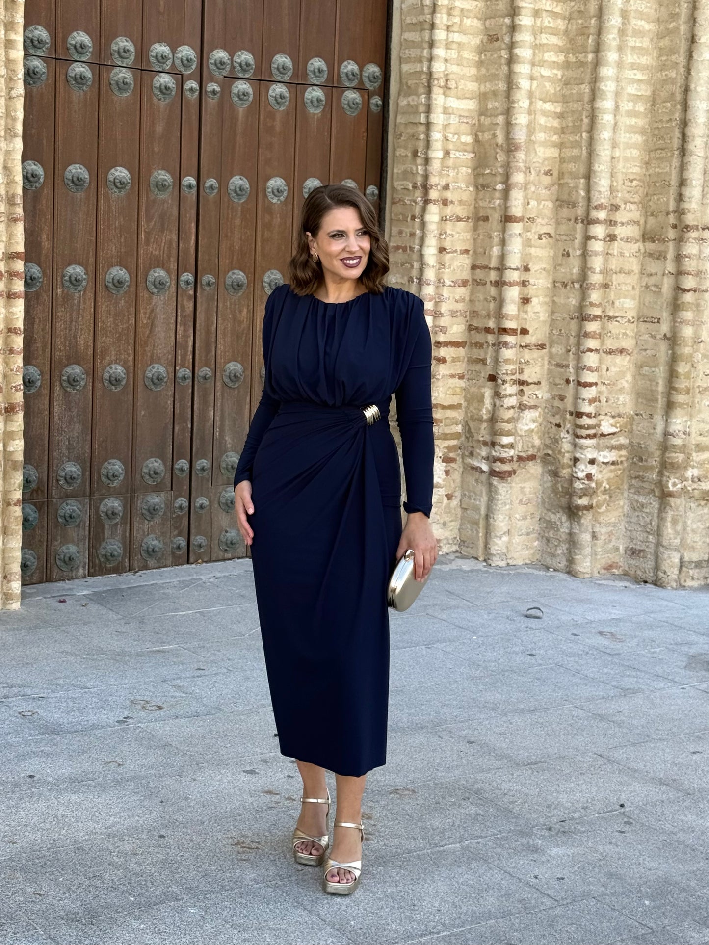 Vestido Murano Azul Marino