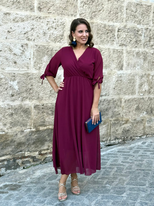 Vestido Indiana Granate