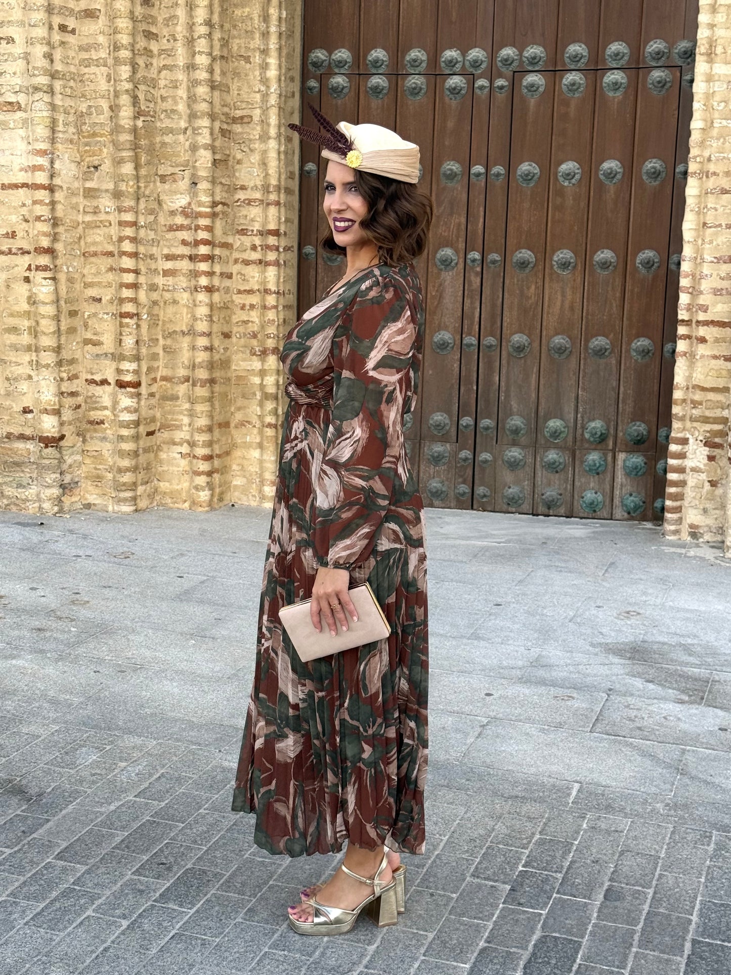 Vestido Nadia Marrón