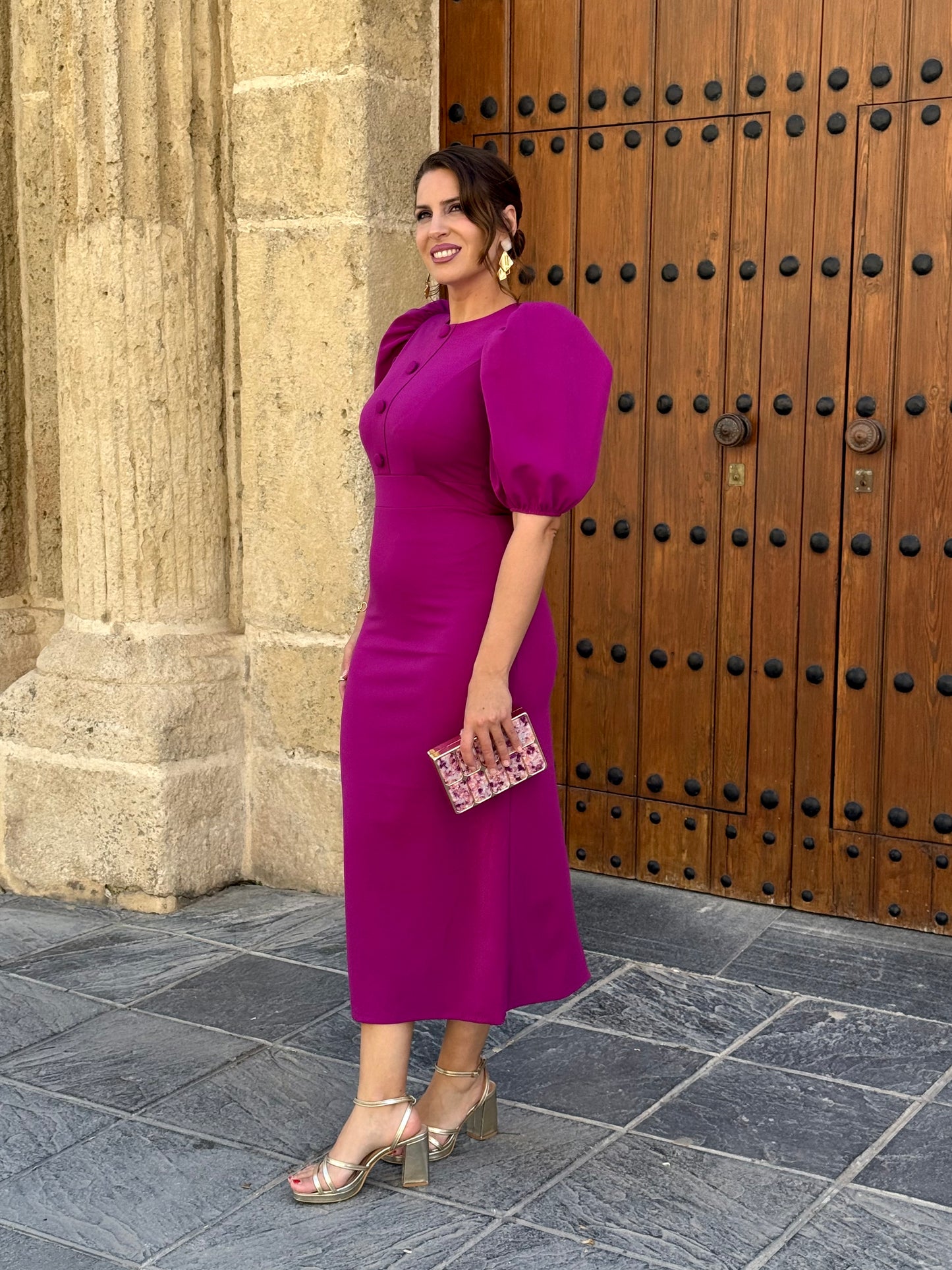 Vestido Alessia Buganvilla
