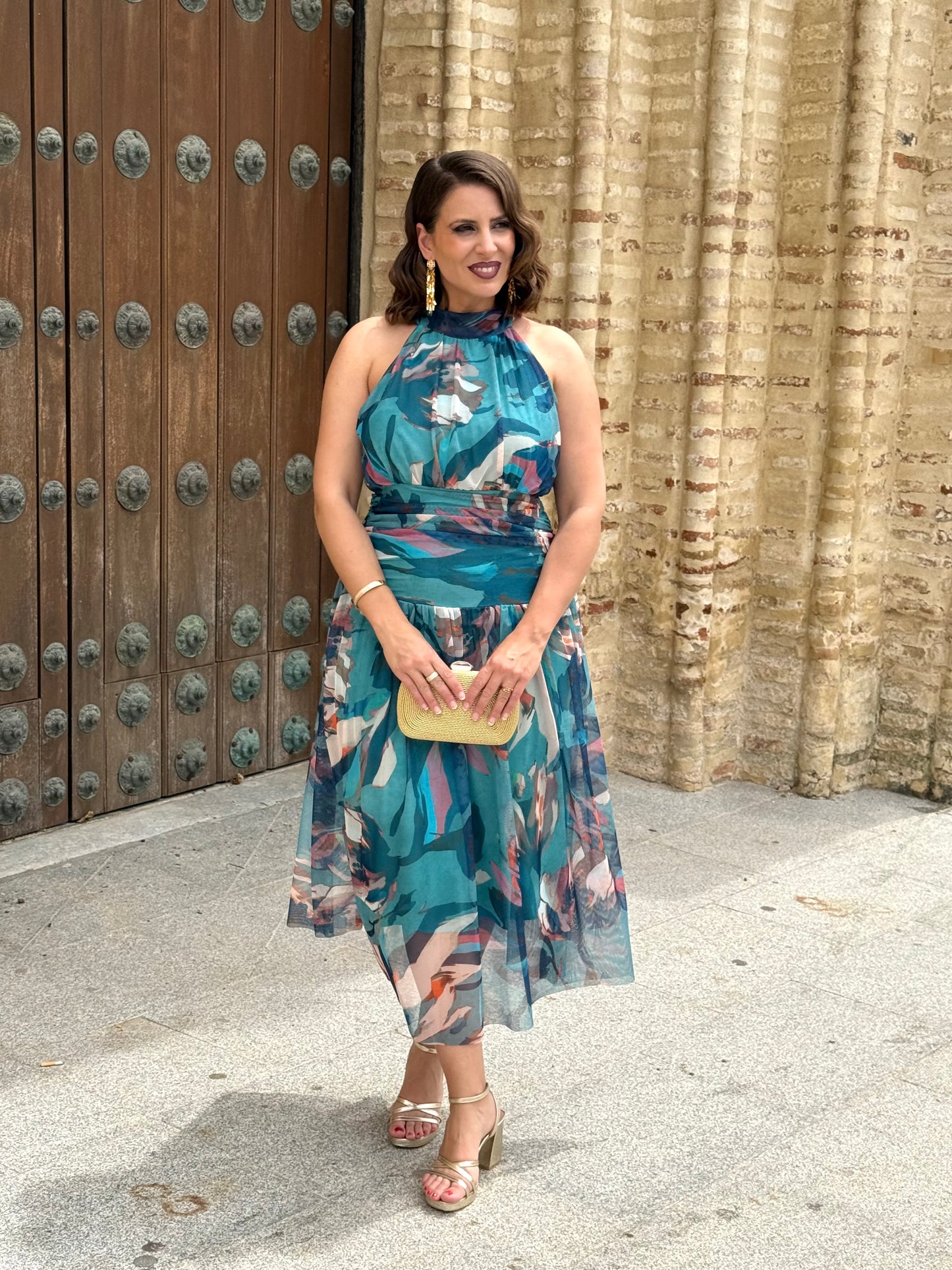 Vestido Davinia Turquesa