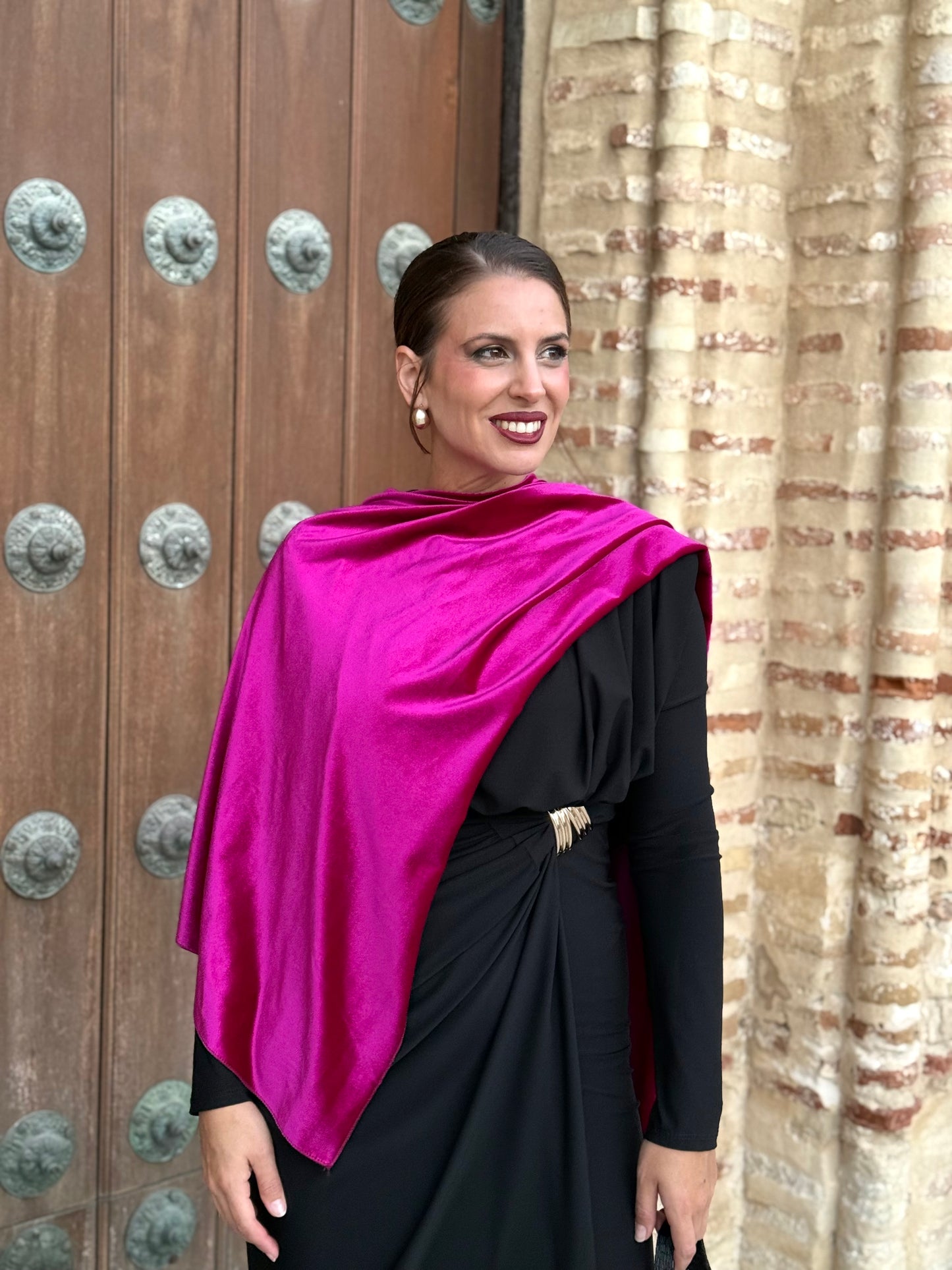 Capa de Terciopelo Buganvilla