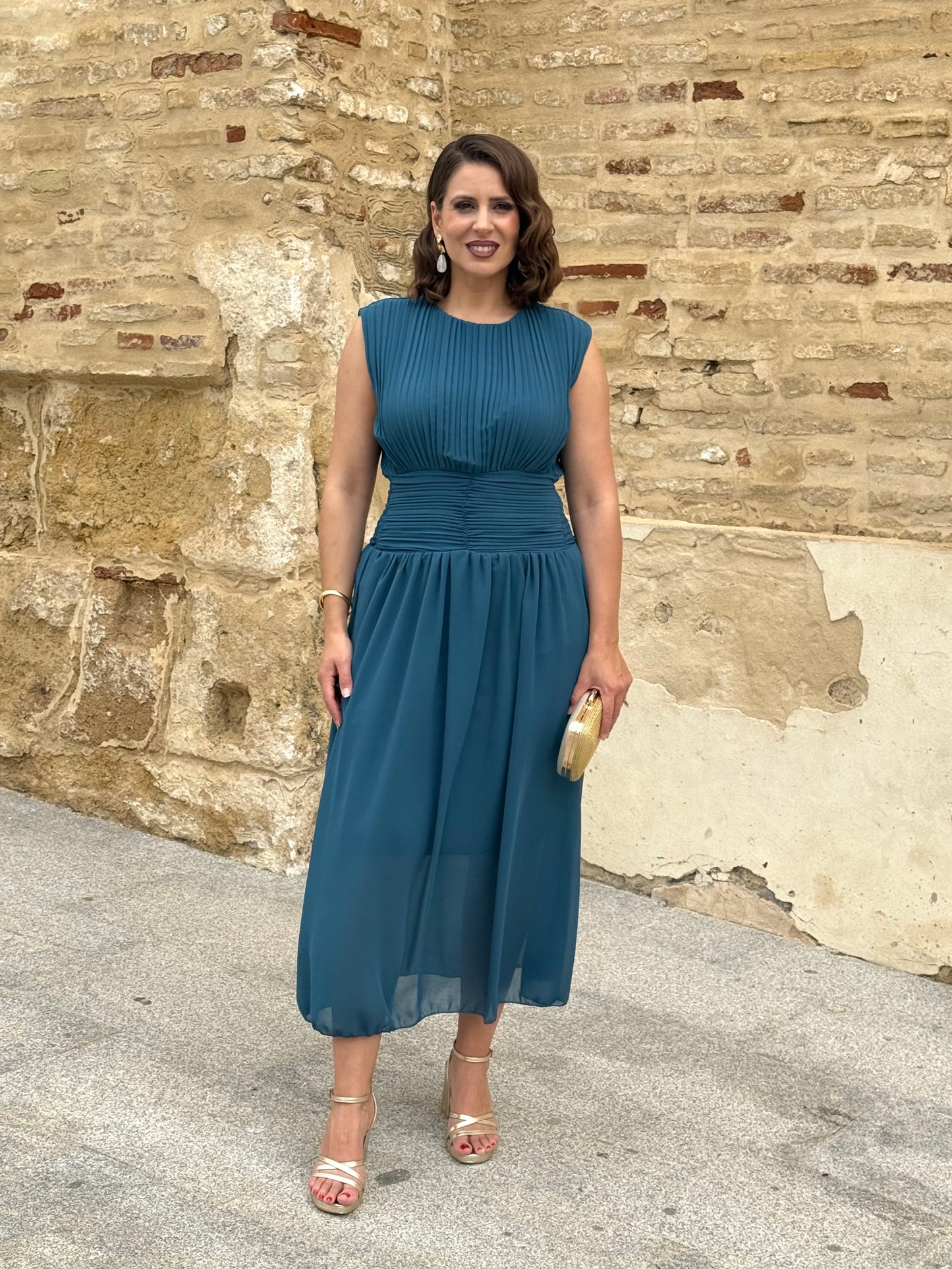 Vestido Nael Petróleo