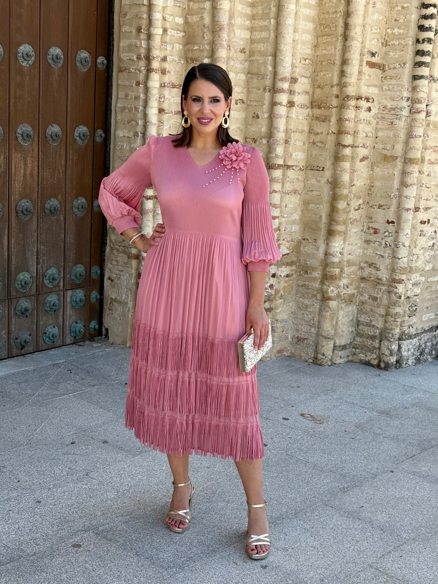 Vestido Marisol Rosa