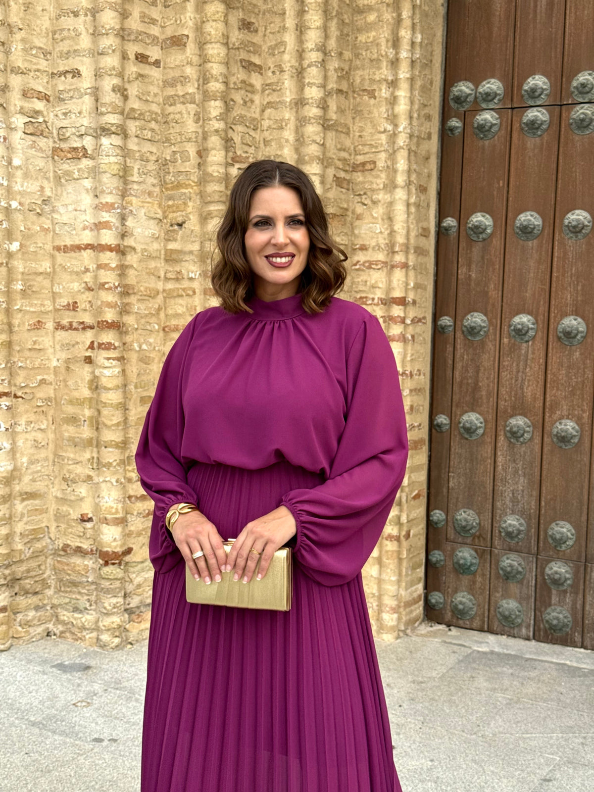 Vestido Julieta Buganvilla