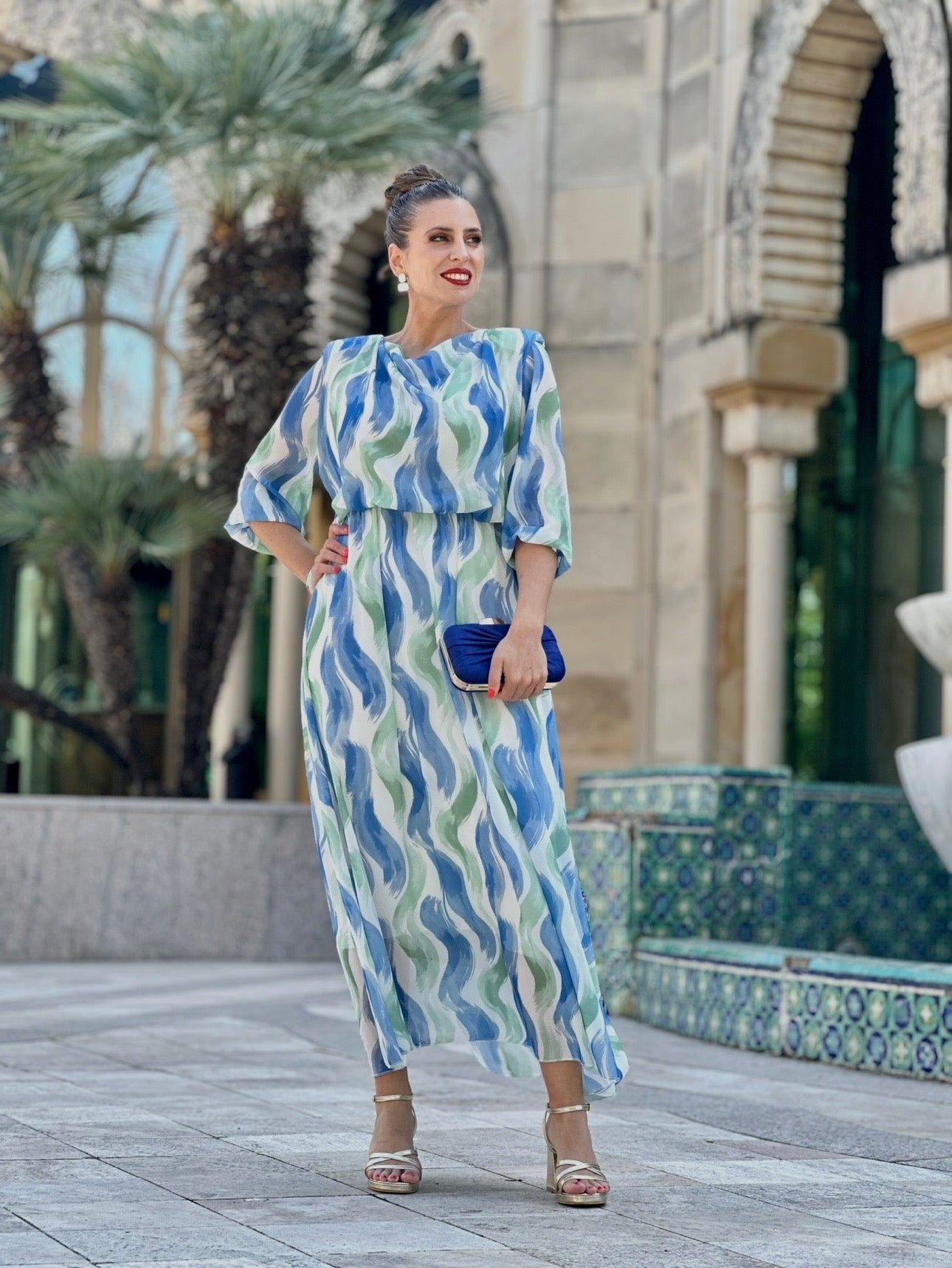 Vestido Mónica estampado