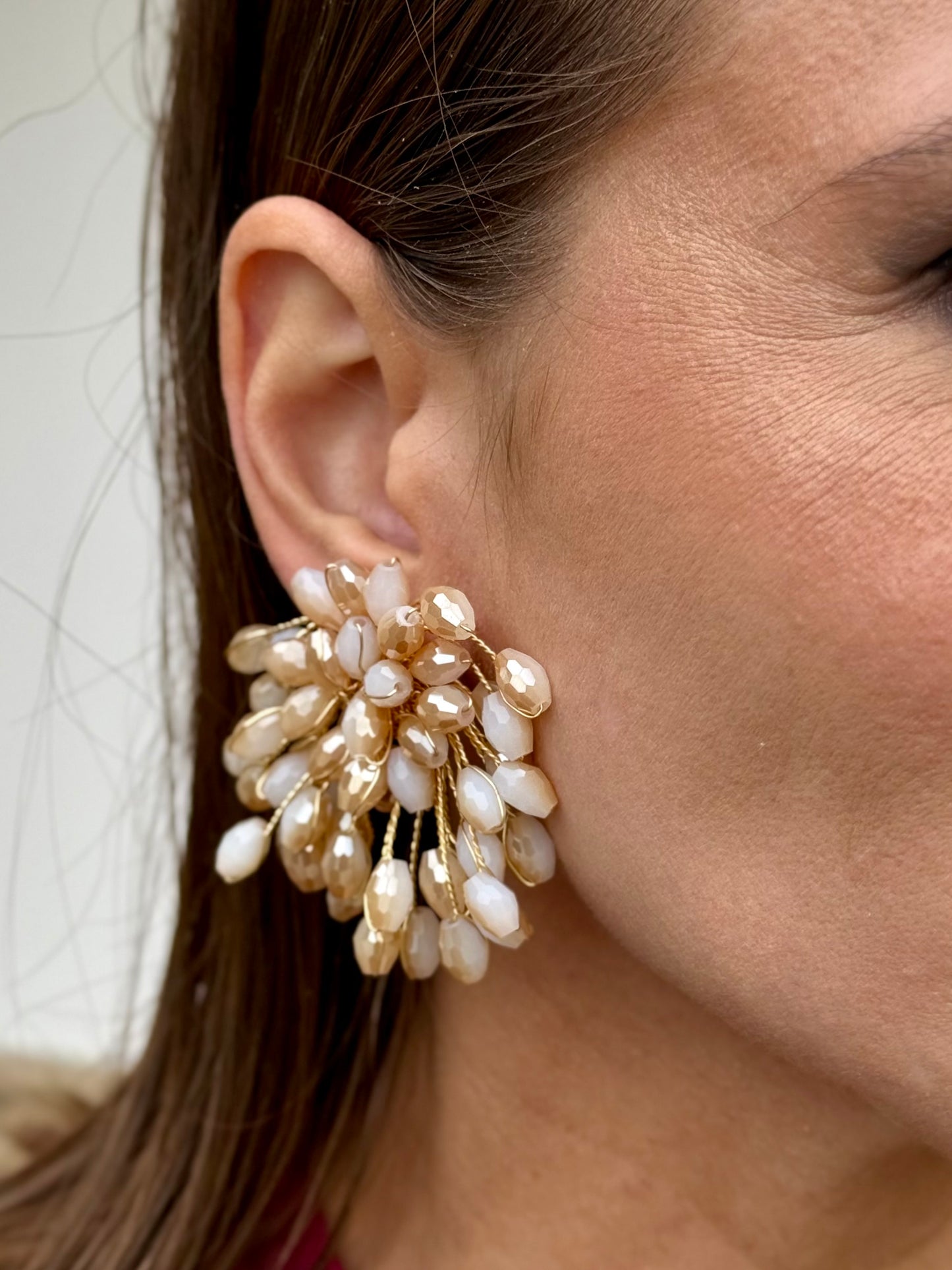 Pendientes Loreto Marfil