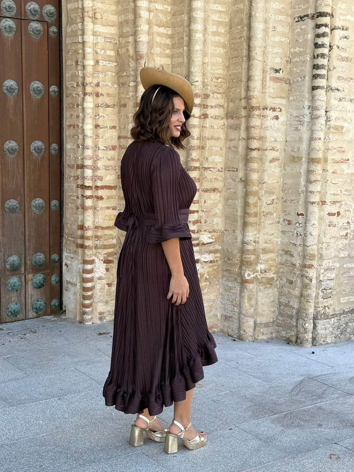 Vestido Nerja Marrón