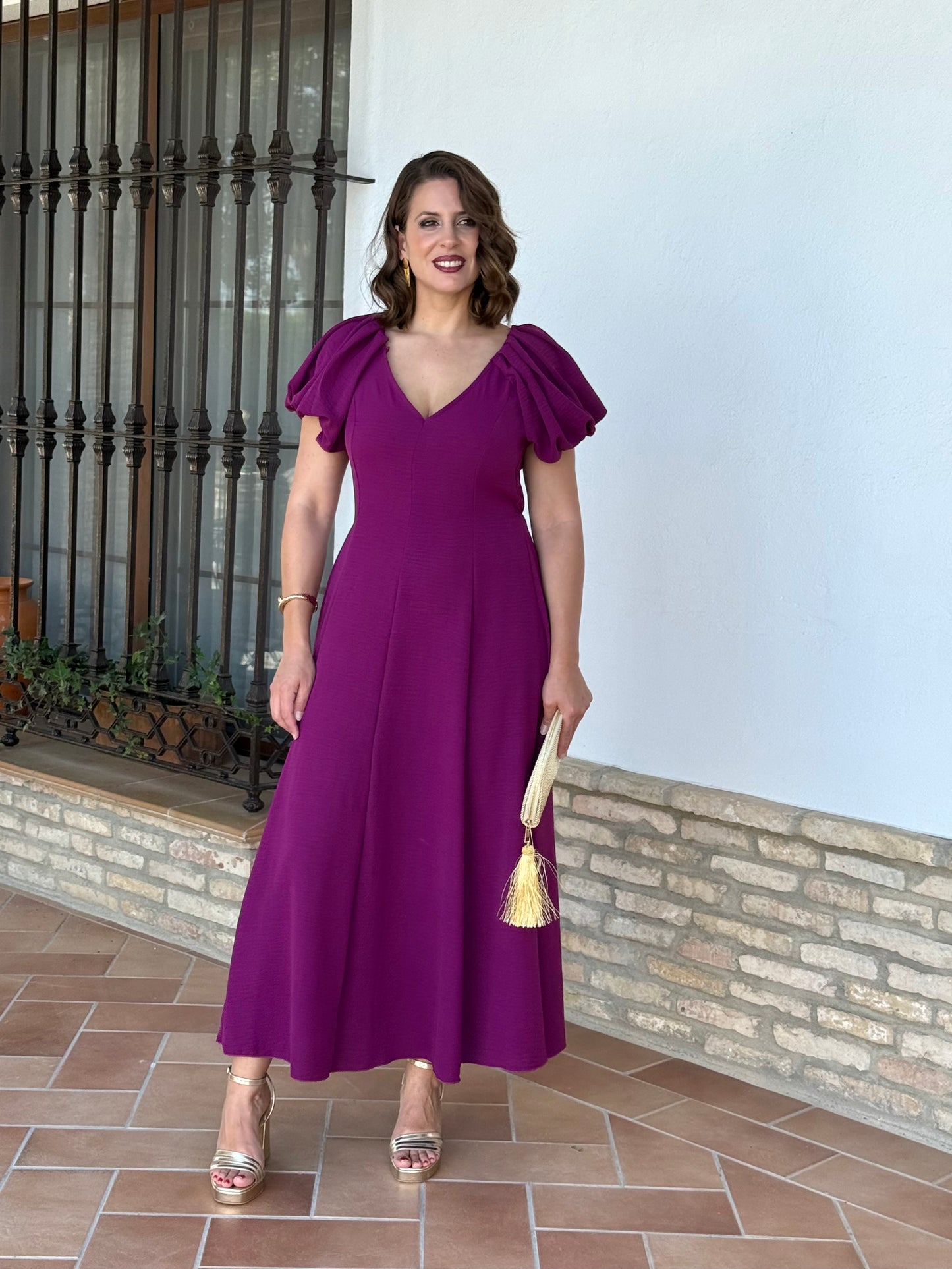 Vestido Saray Buganvilla