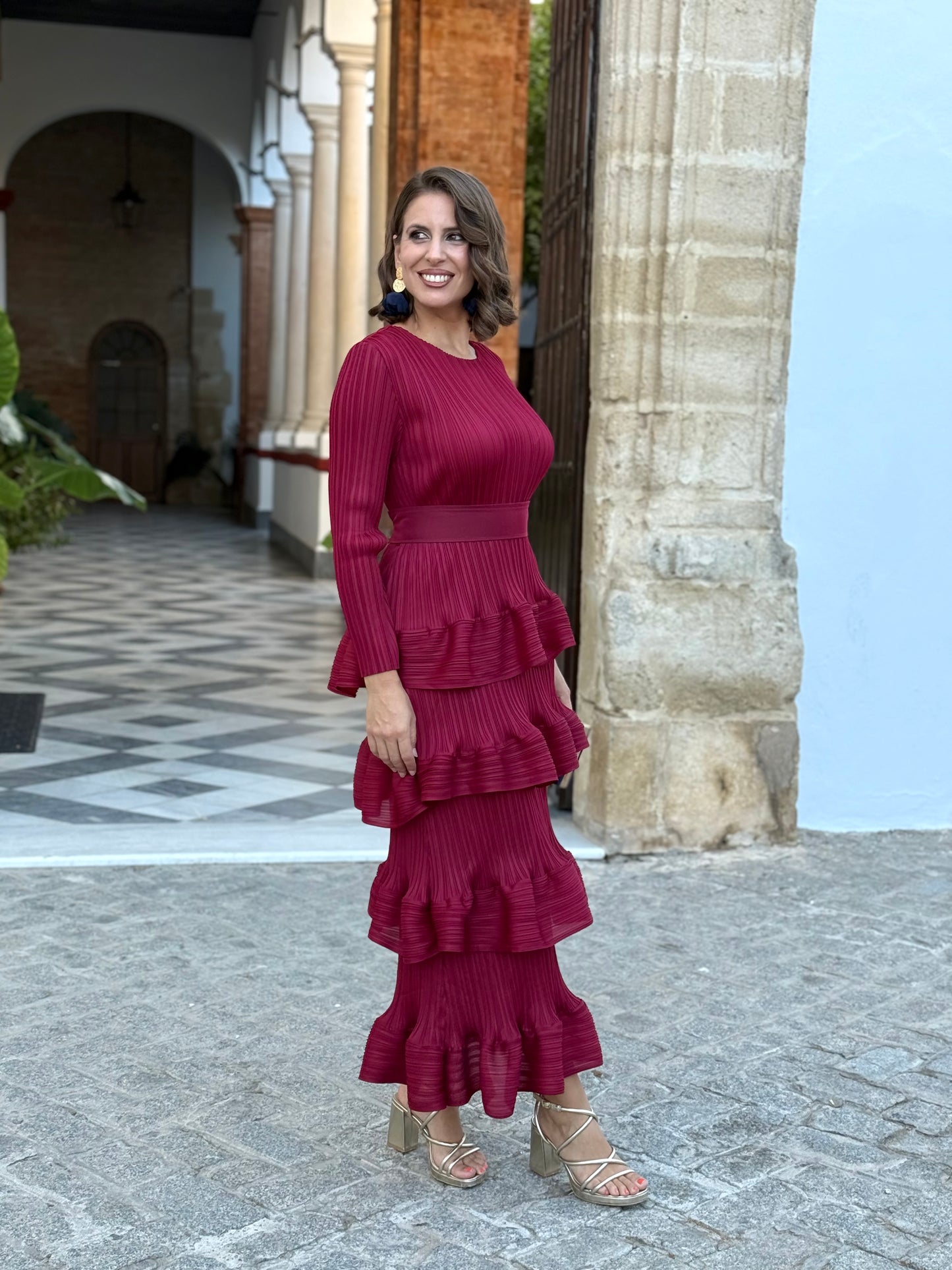 Vestido Lucrecia Vino