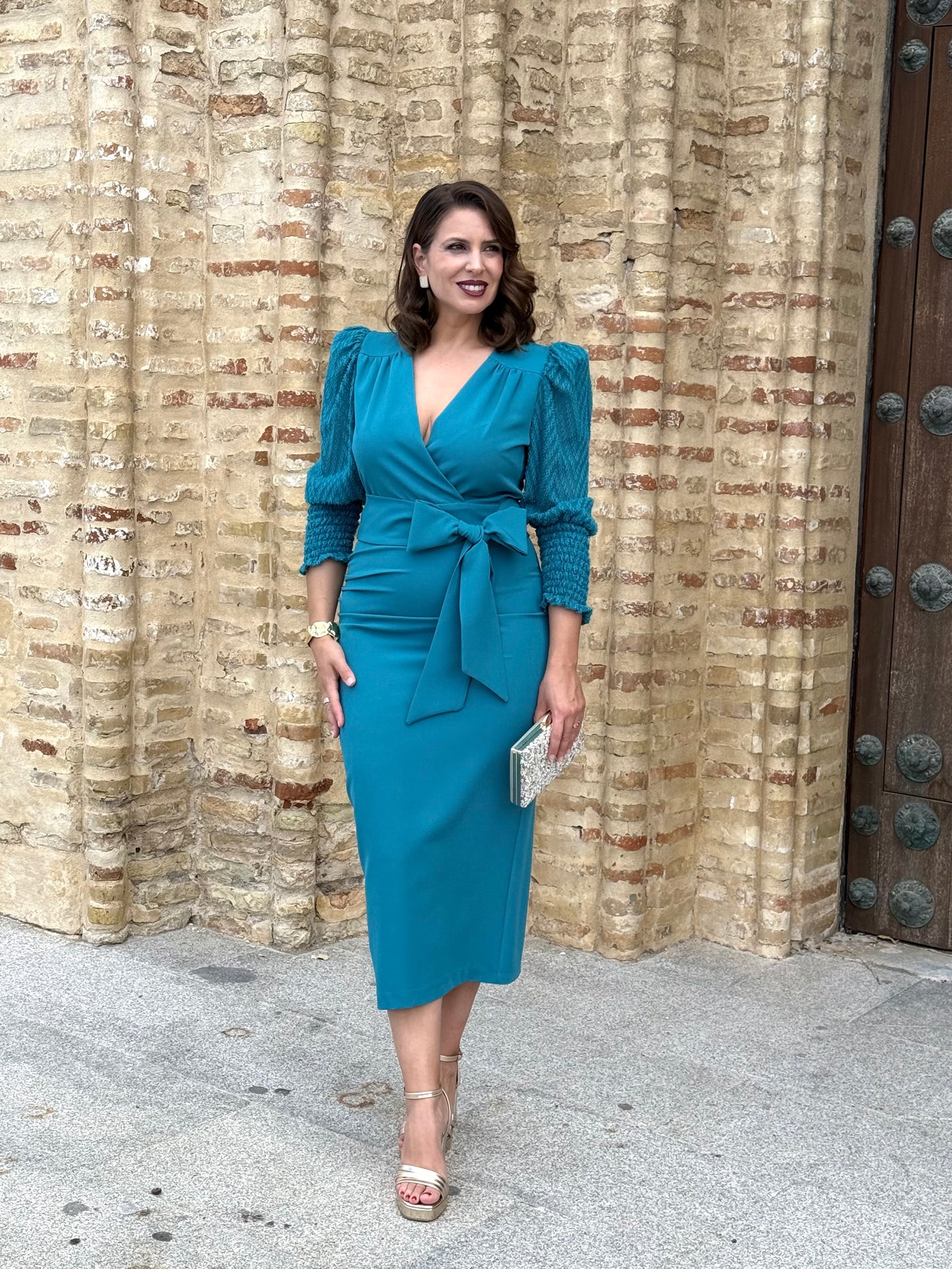 Vestido Vera Petróleo
