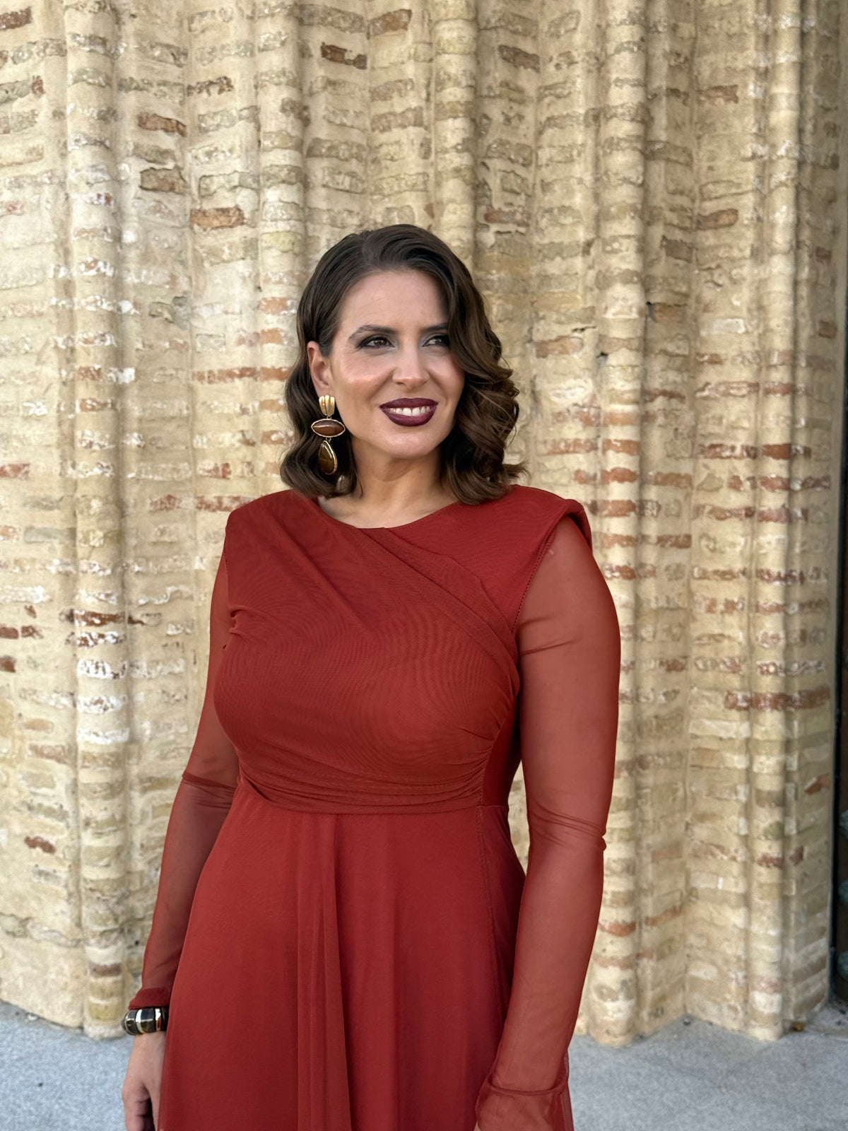 Vestido Dulcinea Teja