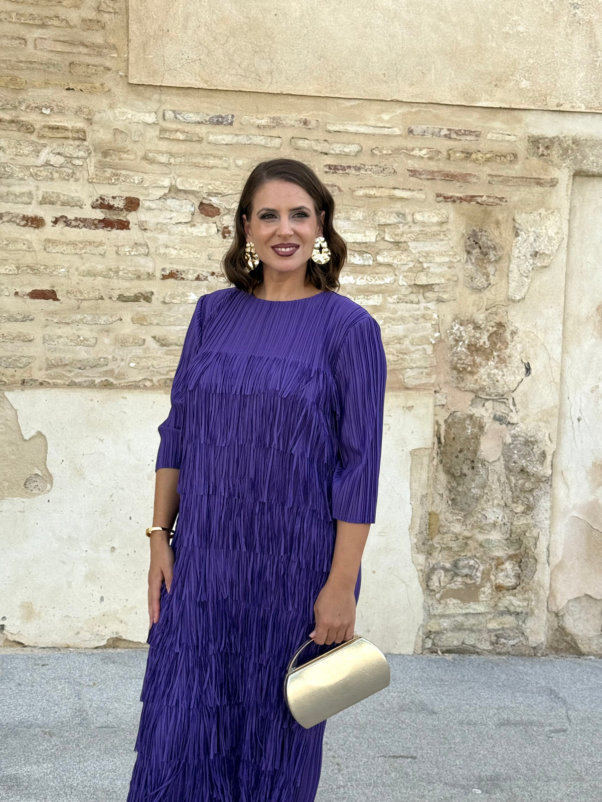 Vestido Almira Morado