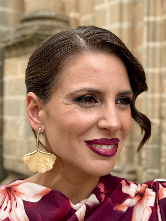 Pendientes Otoño Beige