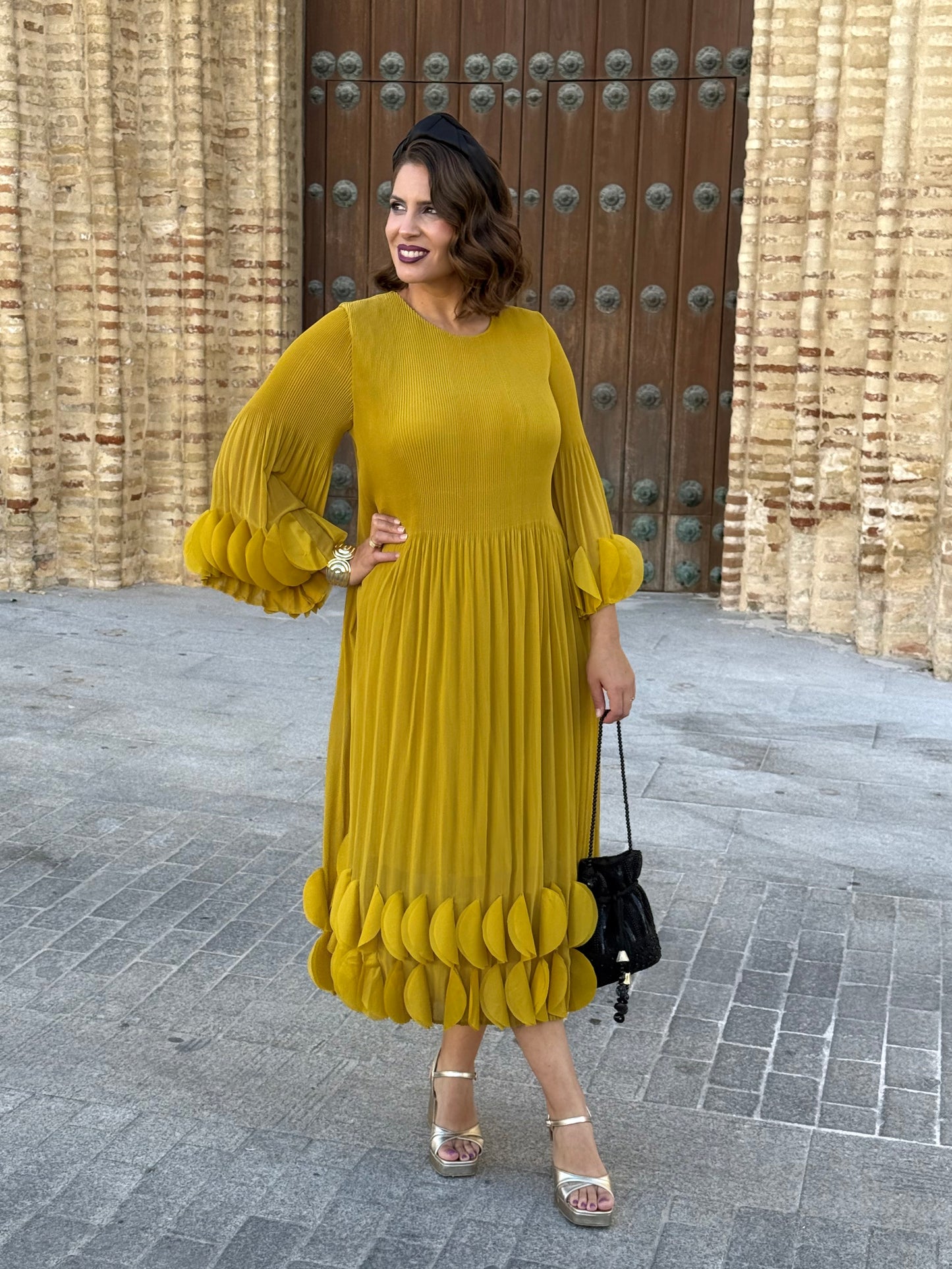 Vestido Alhambra Mostaza