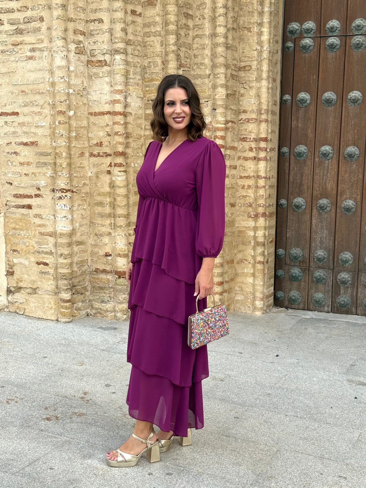 Vestido Salomé Buganvilla