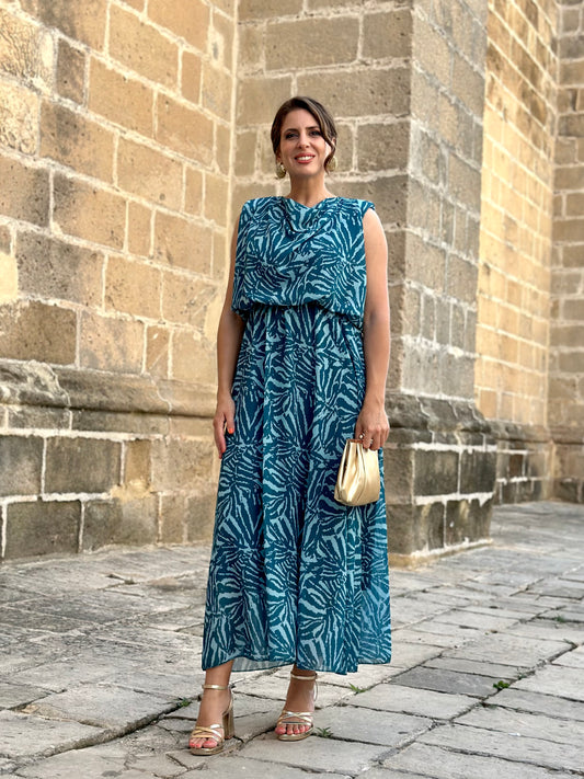 Vestido Bombay Azulón