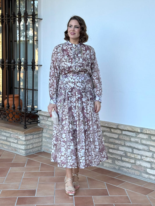 Conjunto elegancia Rosa empolvado