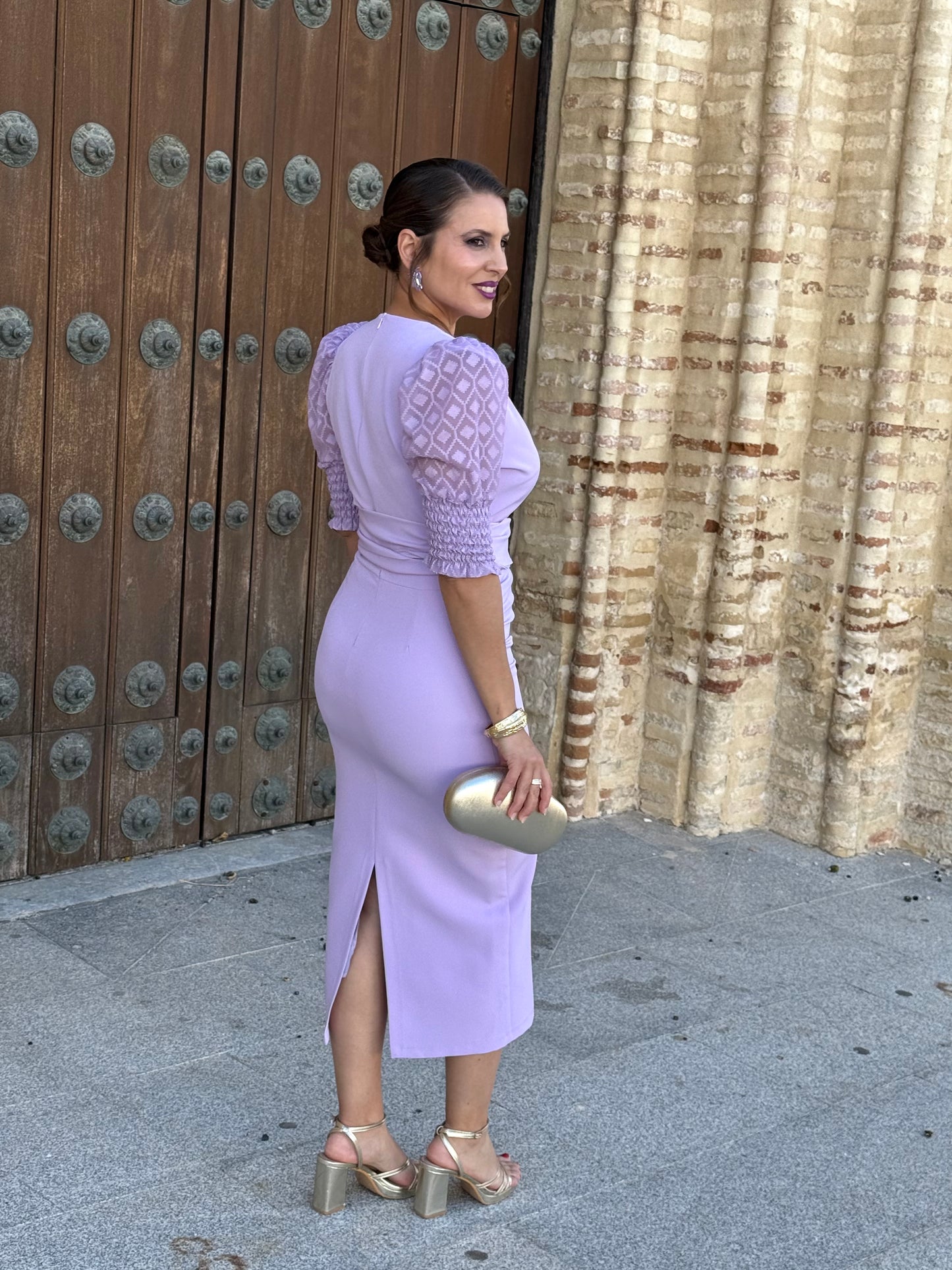 Vestido Calista Malva