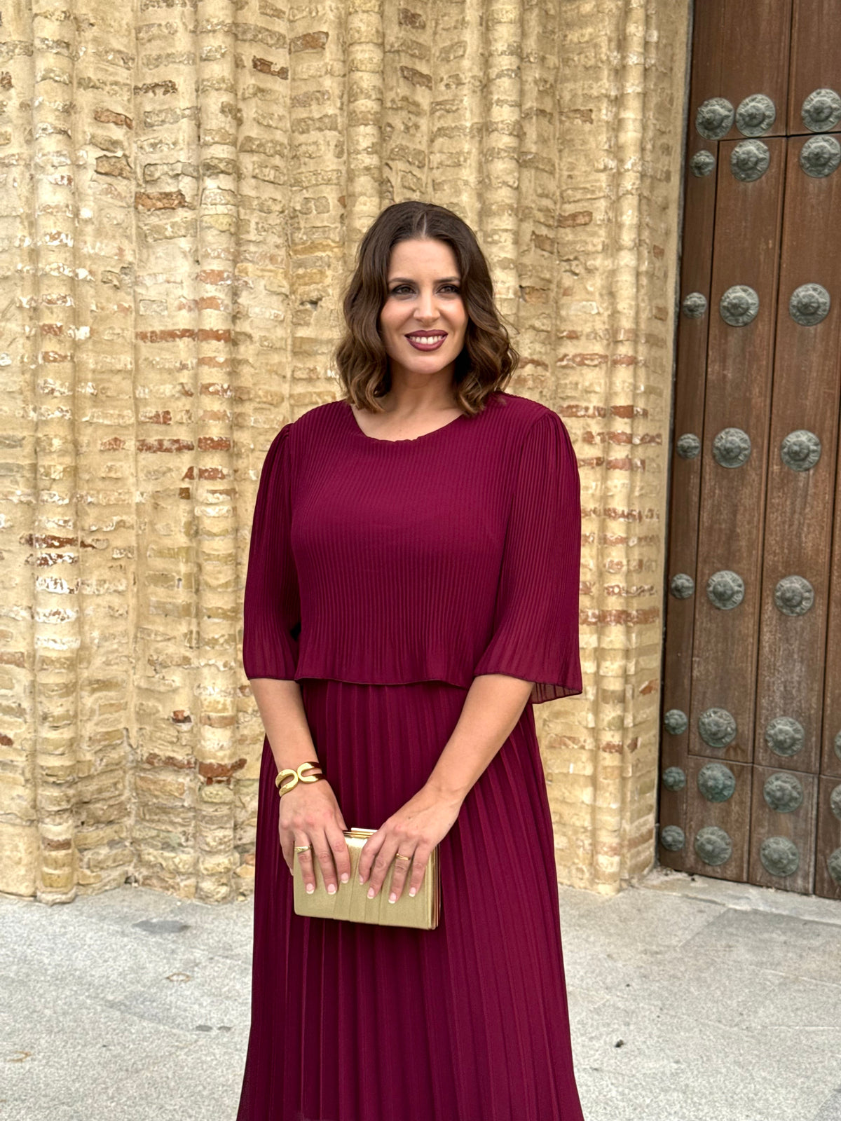 Vestido Altea Burdeos