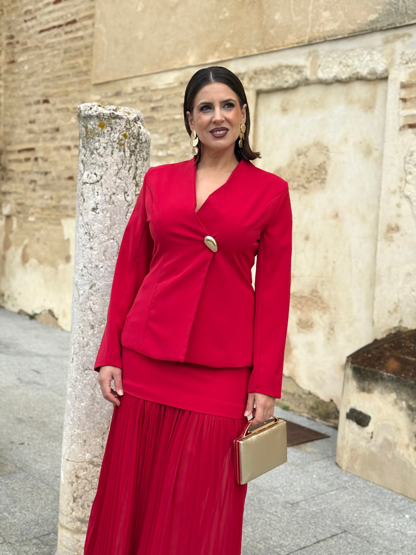 Conjunto Lunaria Rojo