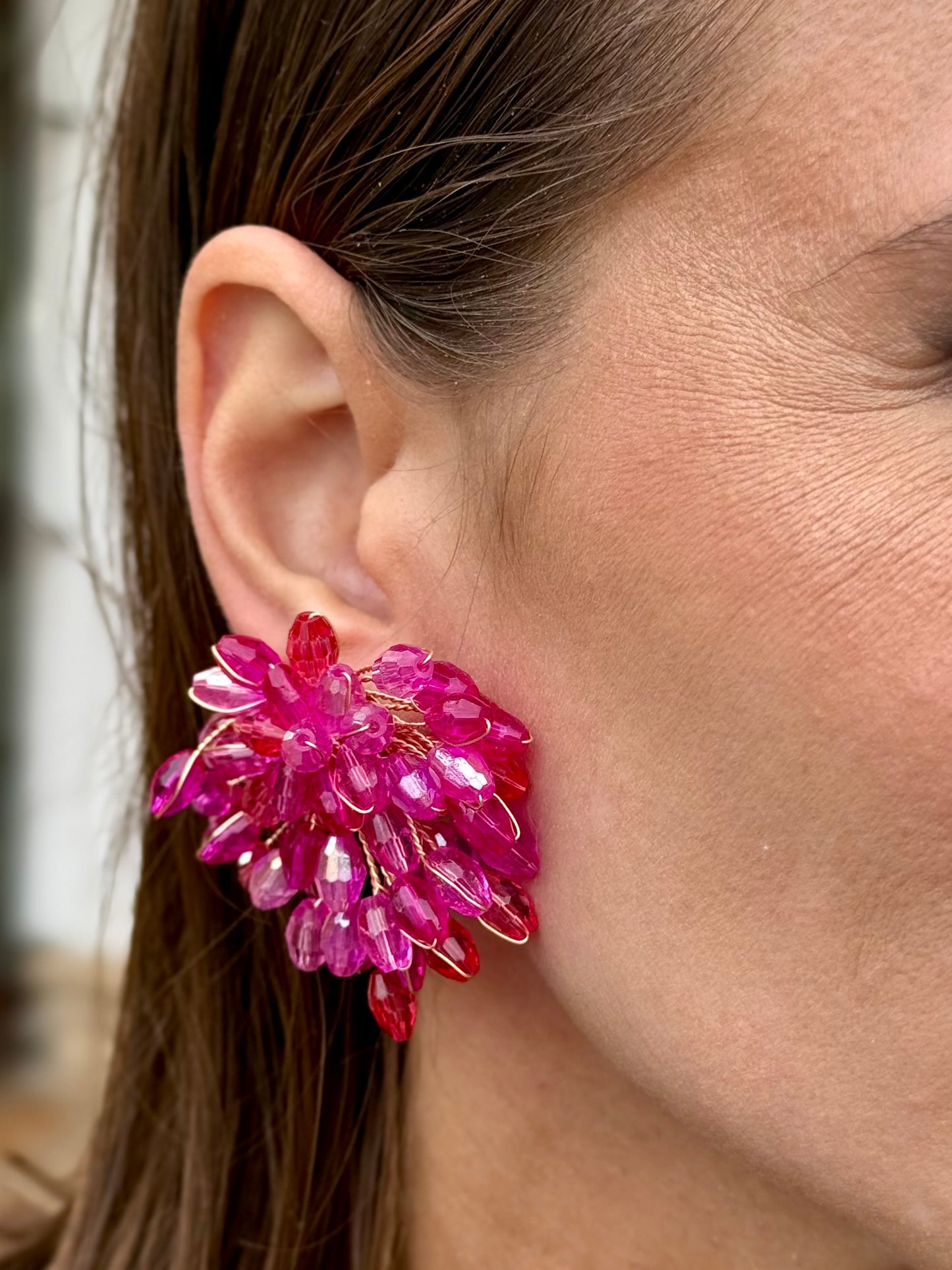 Pendientes Loreto Buganvilla