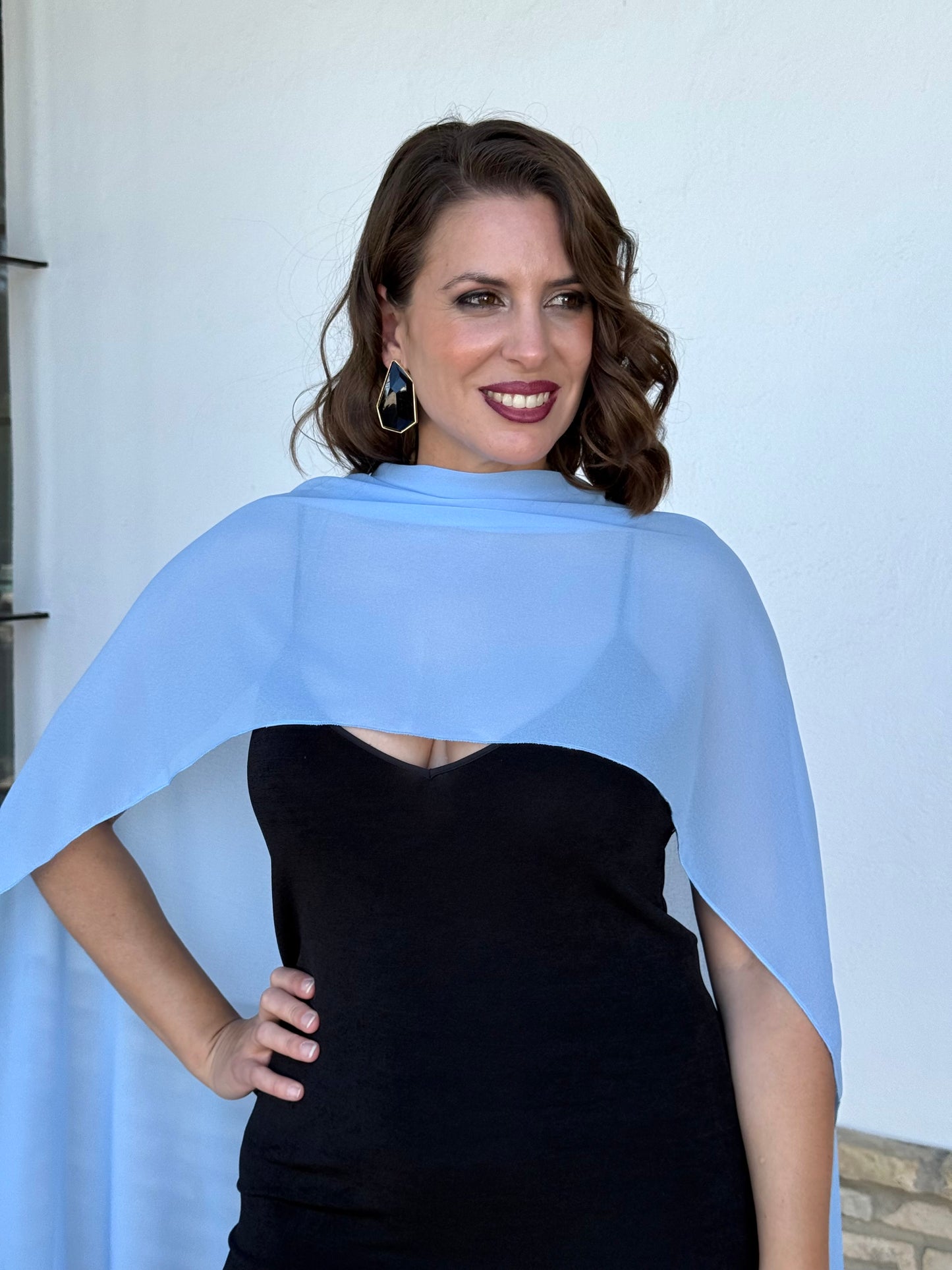 Capa de Gasa Celeste